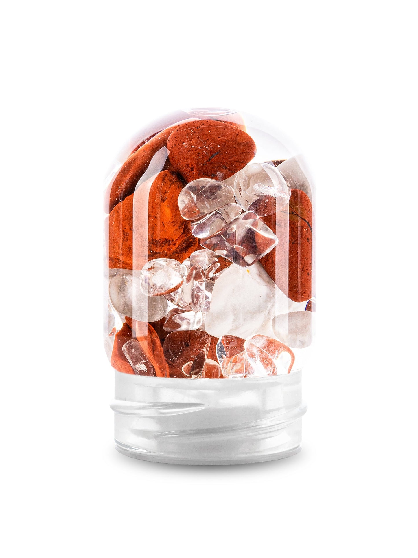 GemPod FITNESS | Red Jasper, Magnesite & Clear Quartz