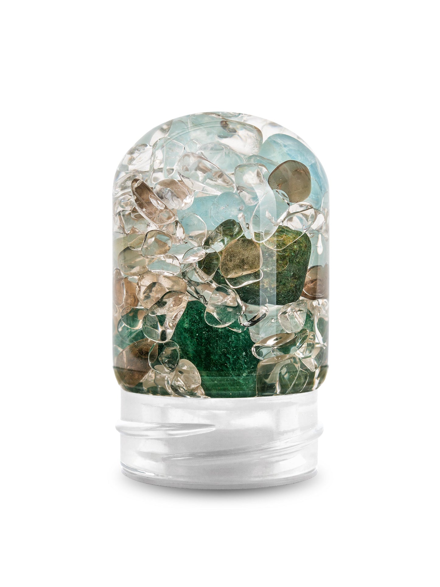 GemPod FOREVER YOUNG | Aventurine, Aquamarine, Smoky Quartz & Clear Quartz
