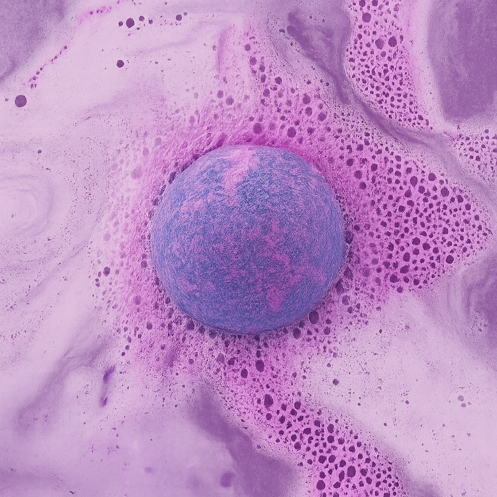 Happy Birthday - Yorkshire Violet Birthday Bath Bomb Floral Soak-1
