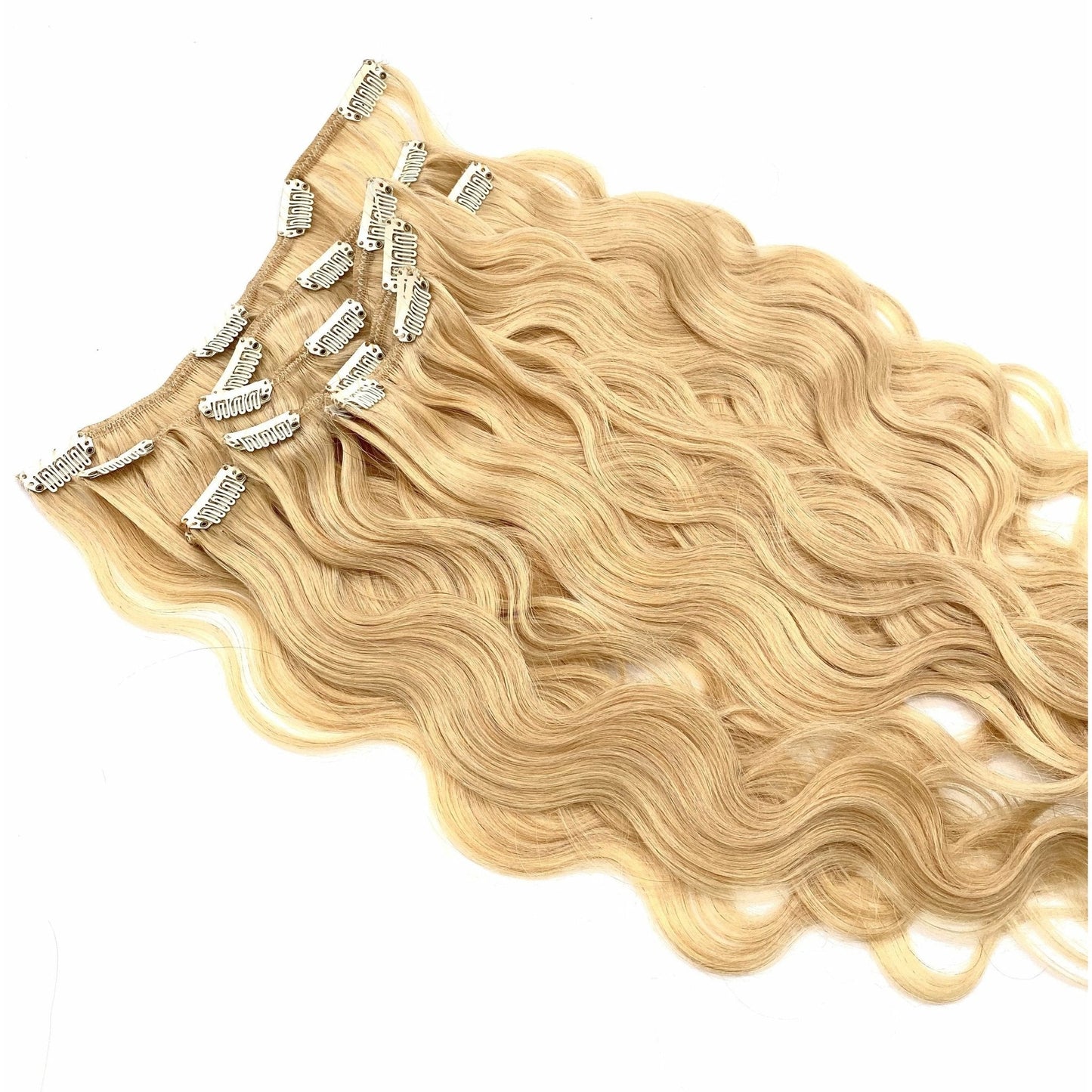 VIP Clip Extensions/ Body Wave  18" - ClipeX System