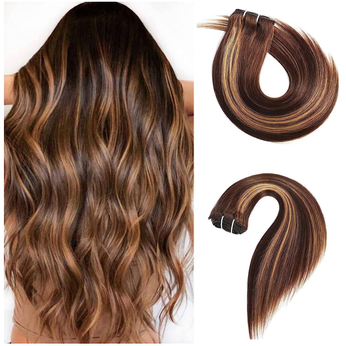 VIP Clip Extensions / Silky Straight - 18" (140 g ) ClipeX System