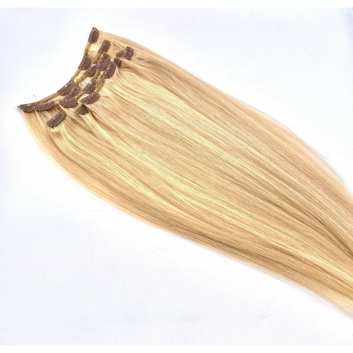 VIP Clip Extensions/ Silky Straight - 18" - ClipeX system