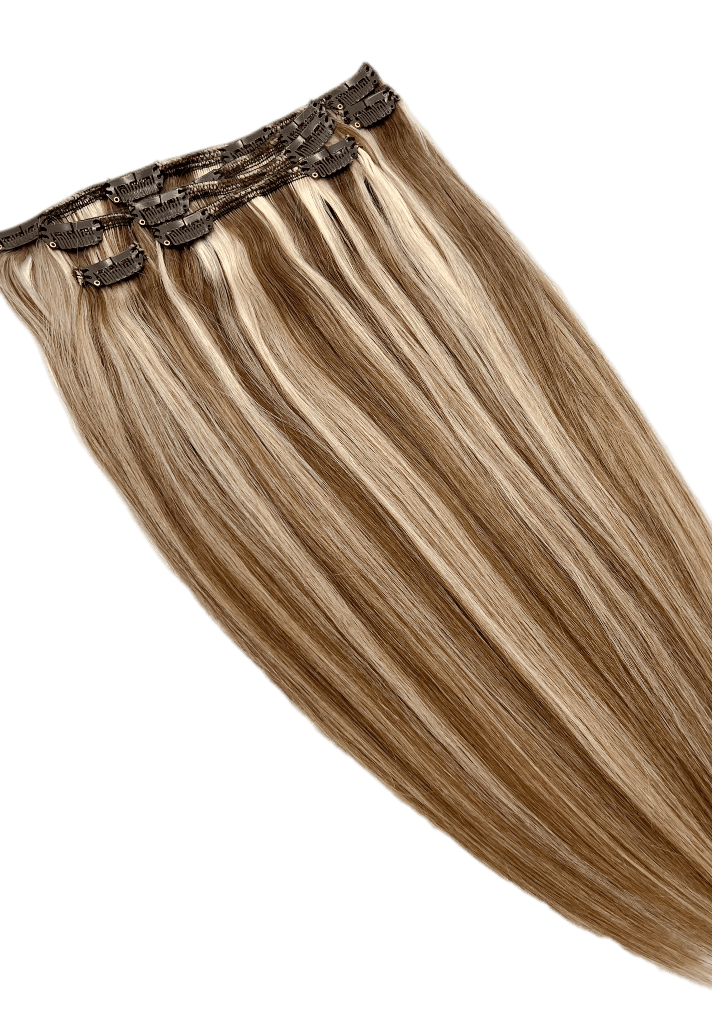 VIP Clip Extensions/ Silky Straight - 18" - ClipeX system