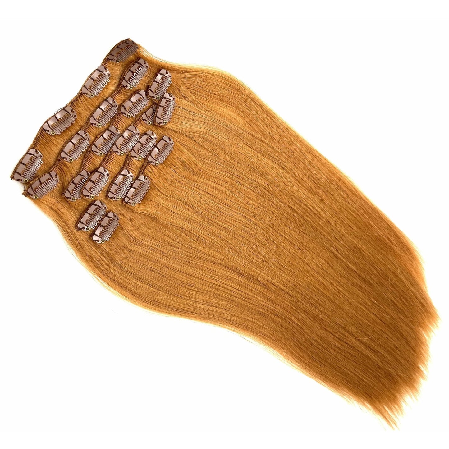 VIP Clip Extensions/ Silky Straight - 18" - ClipeX system