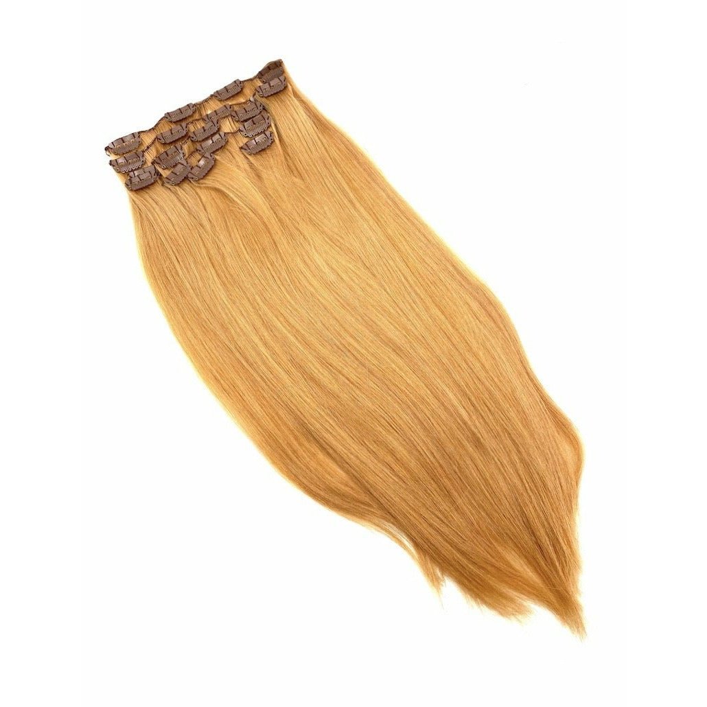 VIP Clip Extensions/ Silky Straight - 18" - ClipeX system