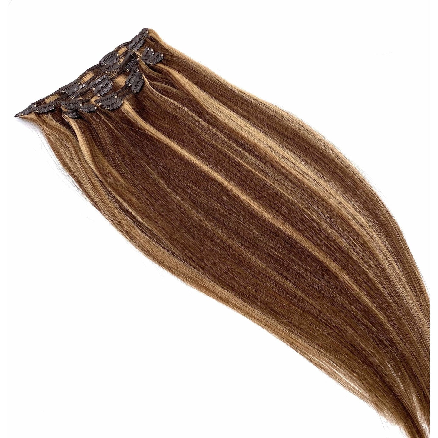 VIP Clip Extensions/ Silky Straight - 18" - ClipeX system