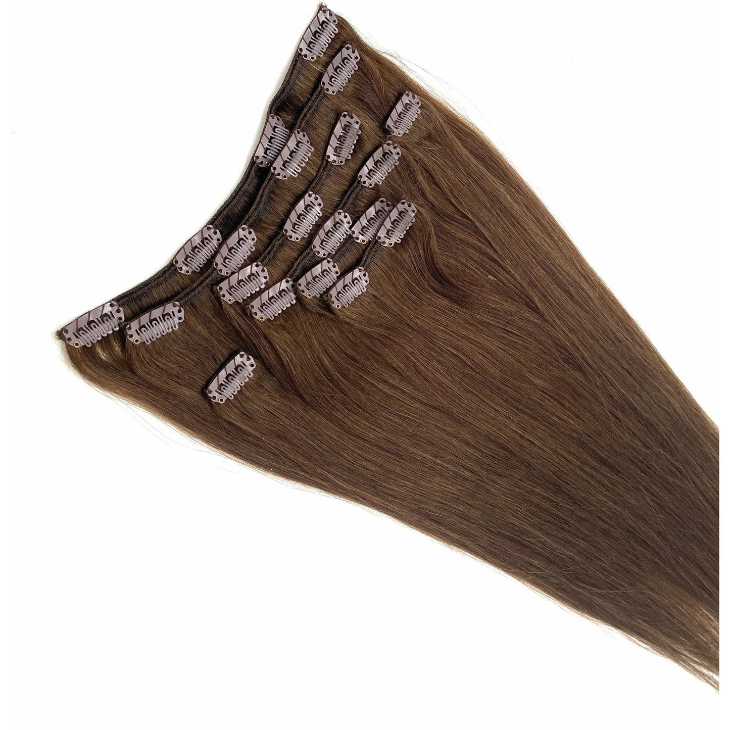 VIP Clip Extensions/ Silky Straight - 18" - ClipeX system