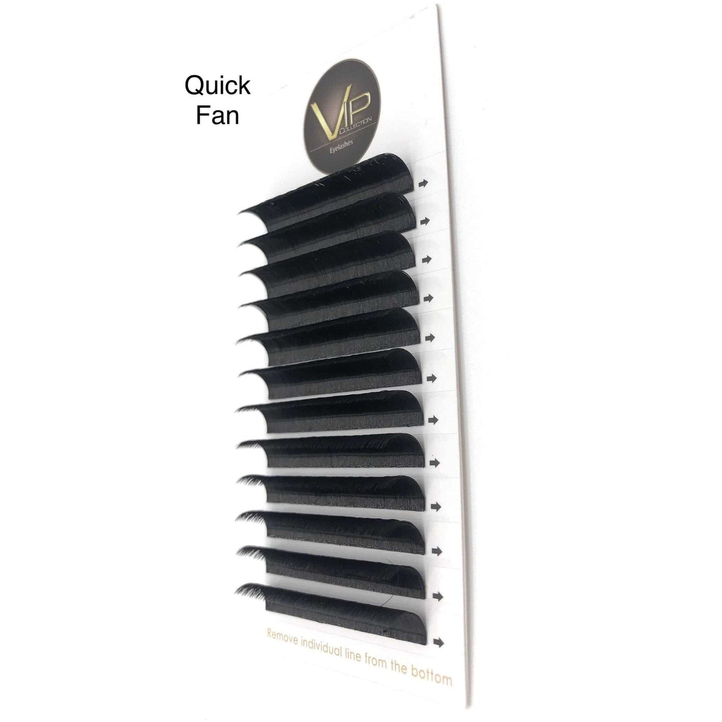 VIP Quick Fan Lash Extensions - 12 lines 0.07 D Curl