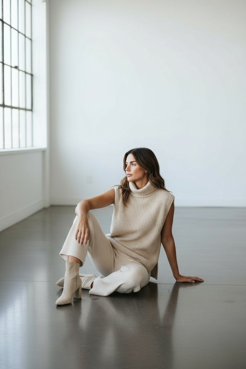 Cashmere Turtle Neck Sweater – Cashmere Sweater, Turtle Neck-3