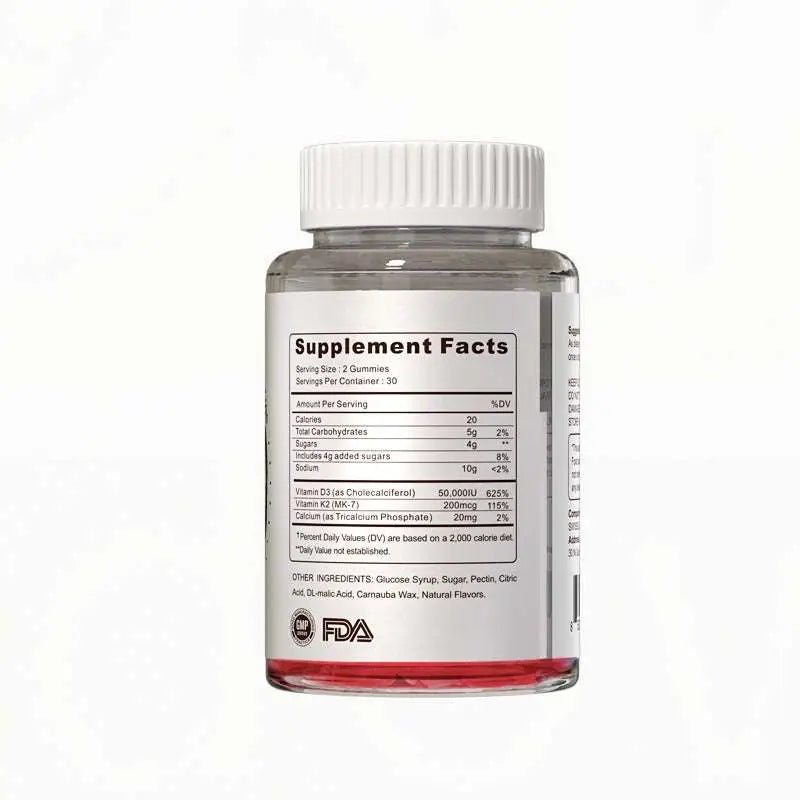 Vitamin D3 K2 Supplementing Granules Soft Candy 60ct