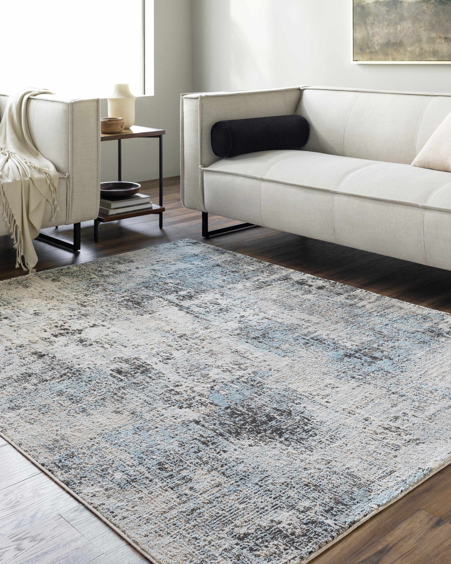Vesna Blue Area Rug-1