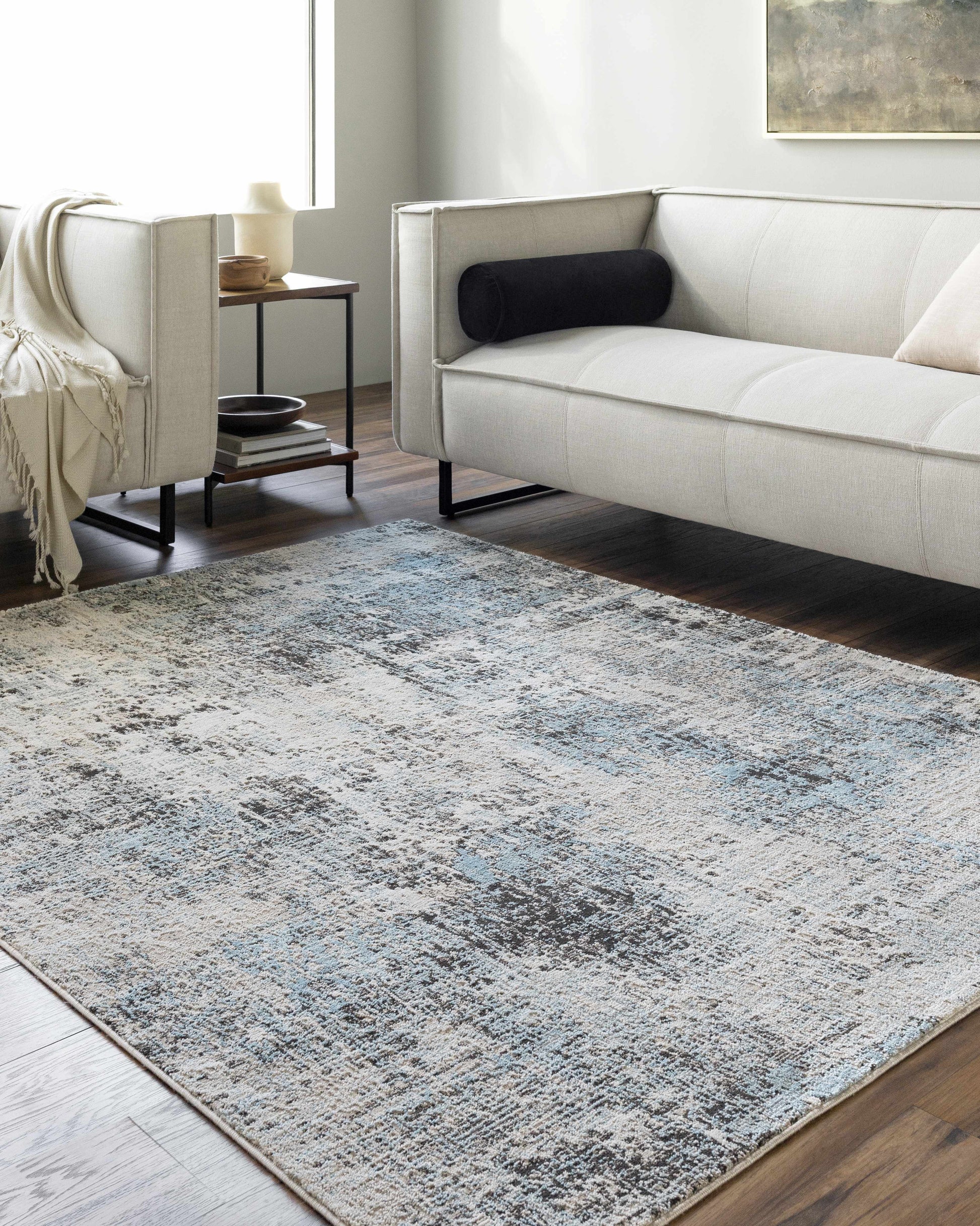 Vesna Blue Area Rug-1