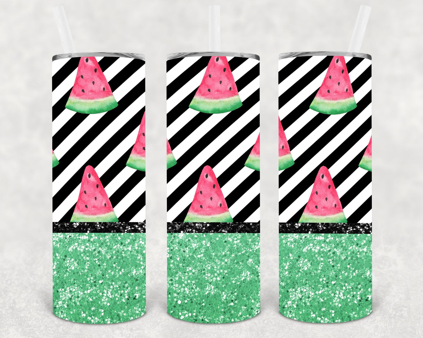Watermelon 20 oz Skinny Tumbler