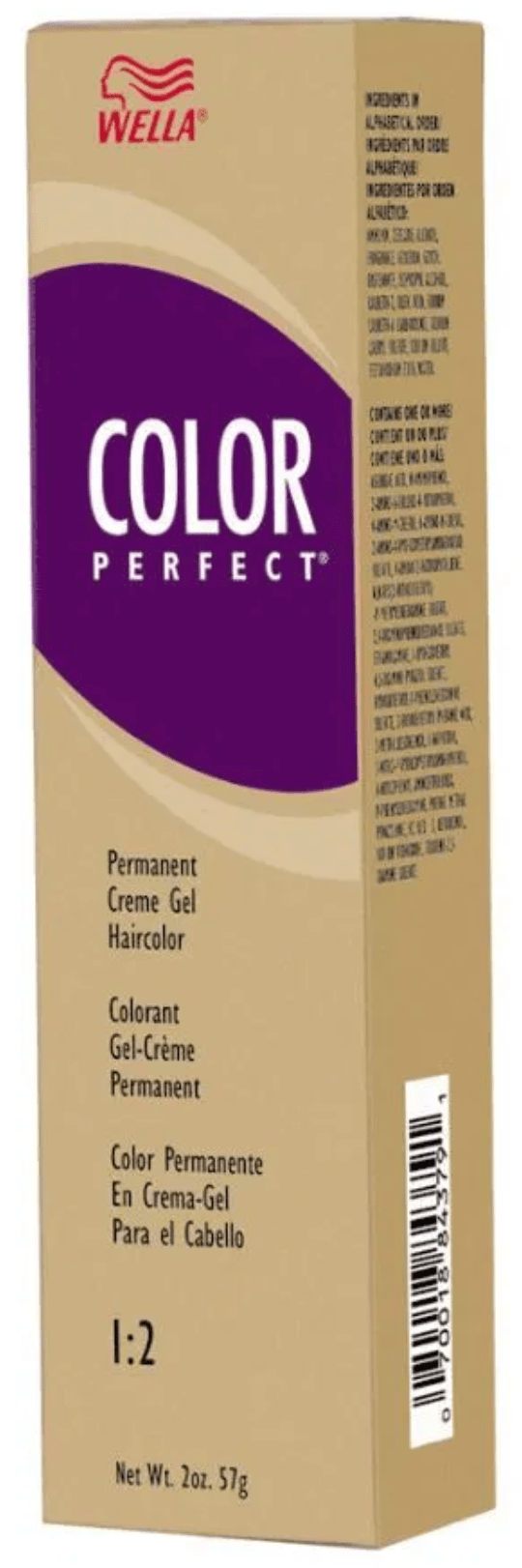 Wella Color Perfect Permanent Creme Gel Haircolor - 4A Medium Ash Brown