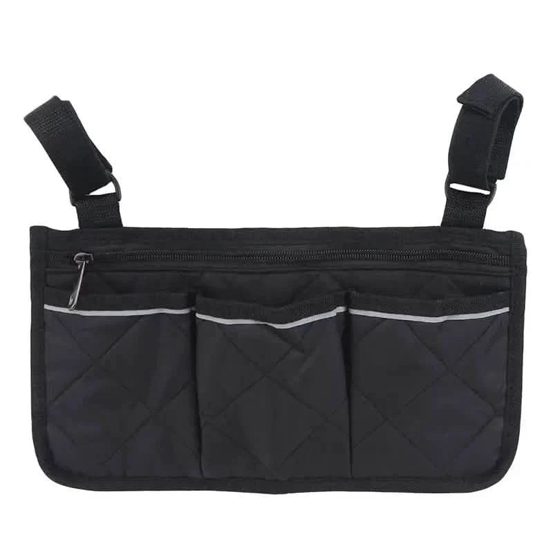 Wheelchair Armrest Organizer Bag