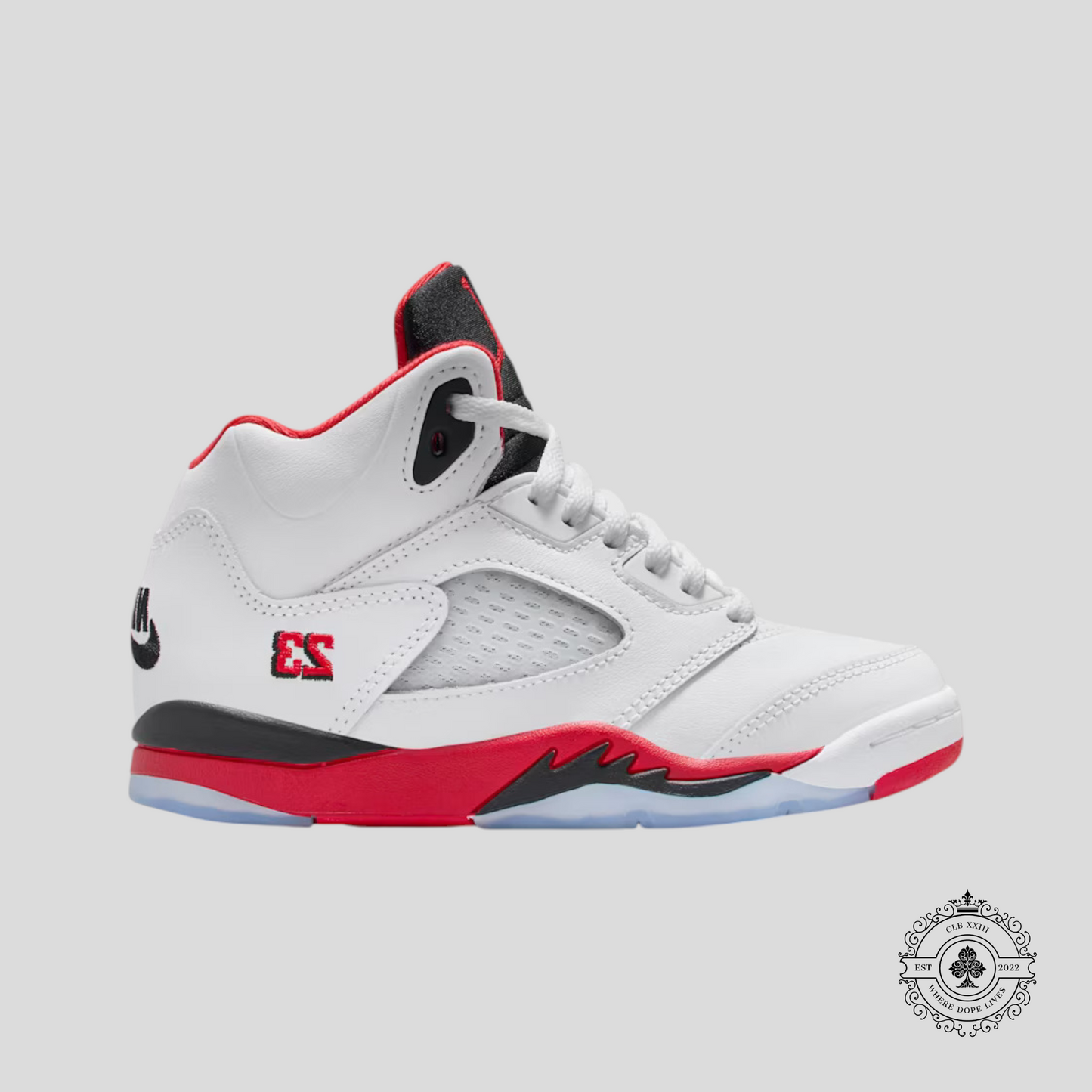 Air Jordan 5 Retro Fire Red Black Tongue (2025)