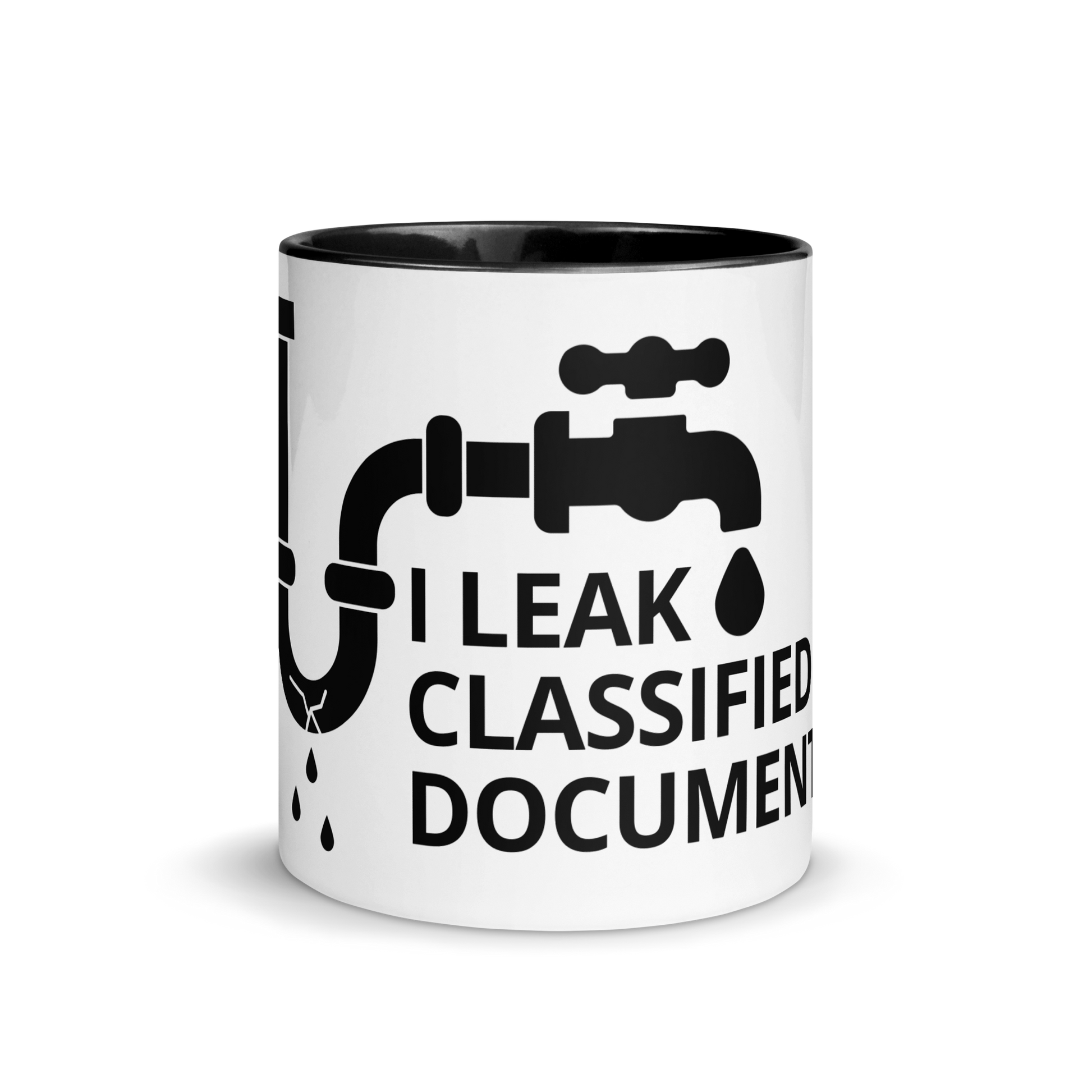 Drinkware: "Insecure Leaker" Coffee Mug-0