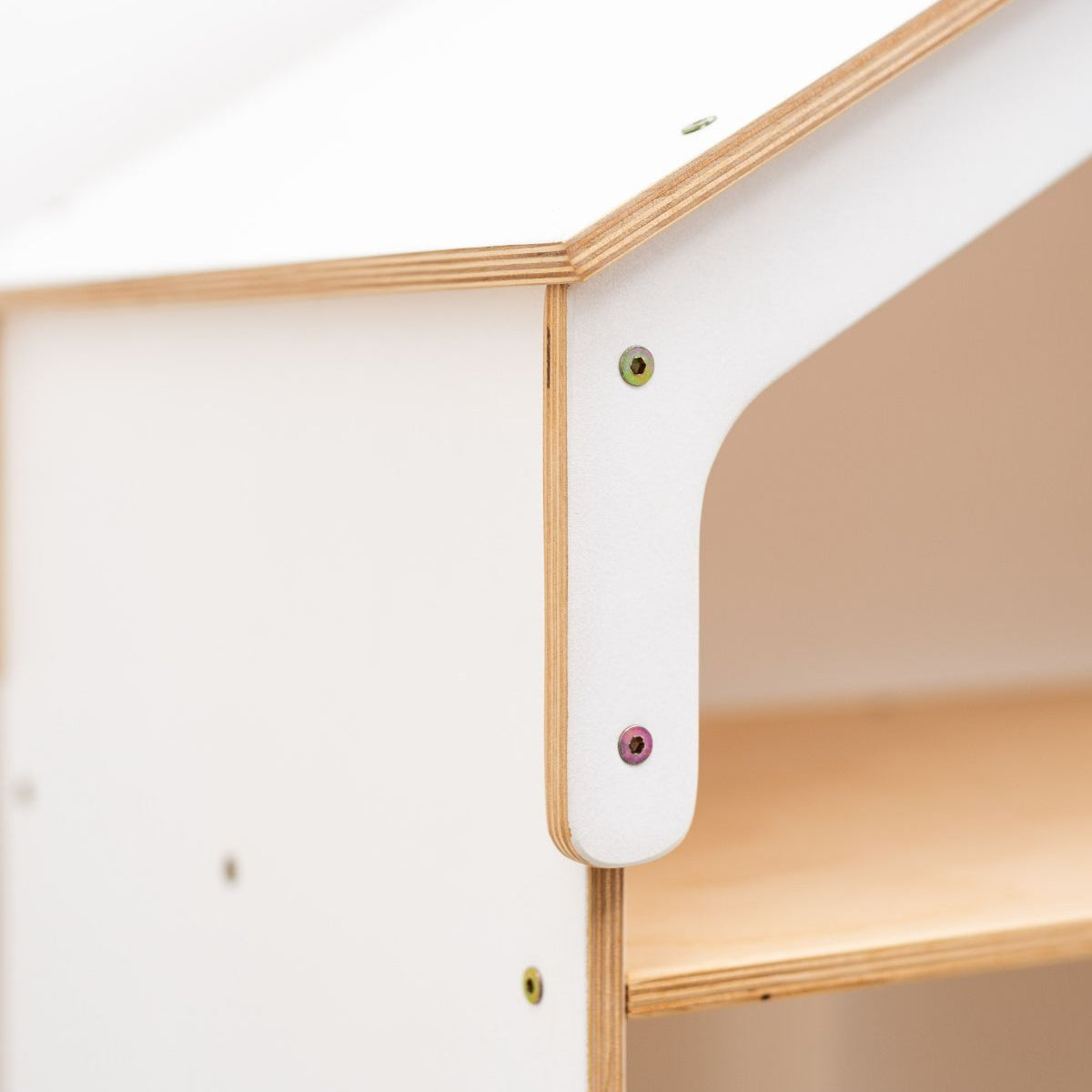 White Dollhouse Bookcase