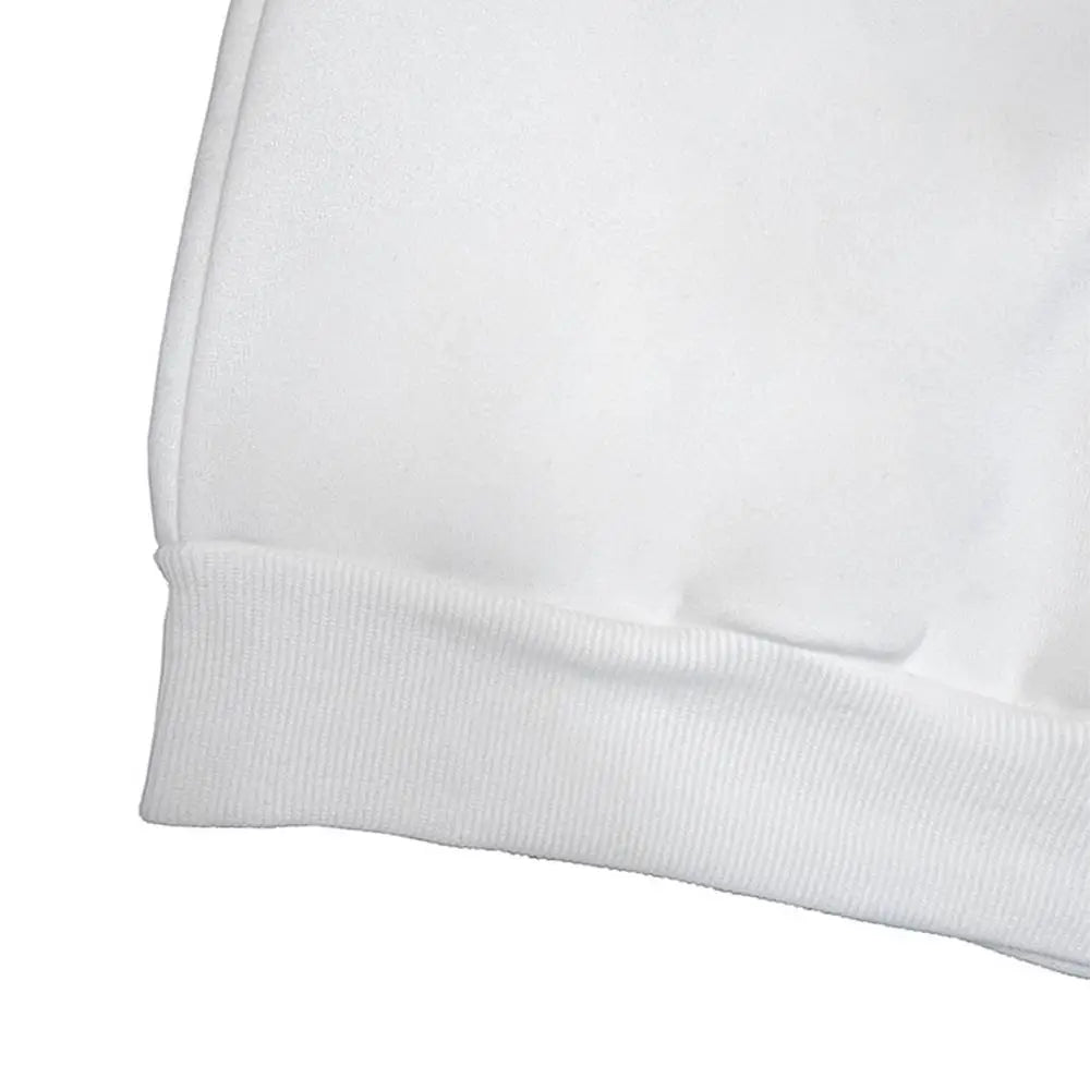 White Number 15 Graphic Crew Neck Sweatshirt