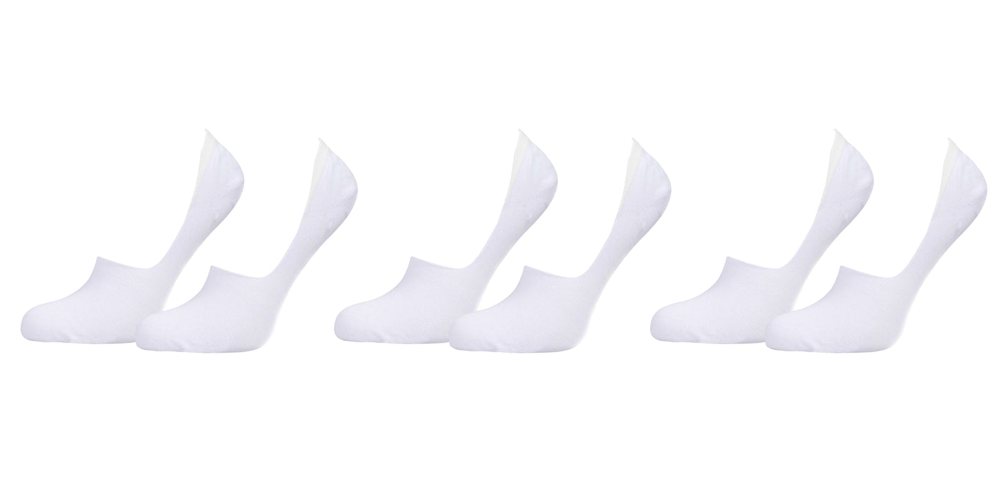 tittimitti® Women’s 98% Organic Cotton No-Show Socks 3-Pack – Breathable Non-Slip Invisible Socks