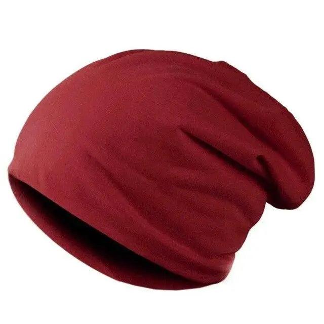 Winter Warm Hats For Women Casual Stacking Knitted  Caps Men Hats Solid Color Hip Hop Unisex Female Beanies For Winter Men Women Baggy Beanie Knit Hats Warm Winter Knit Hat