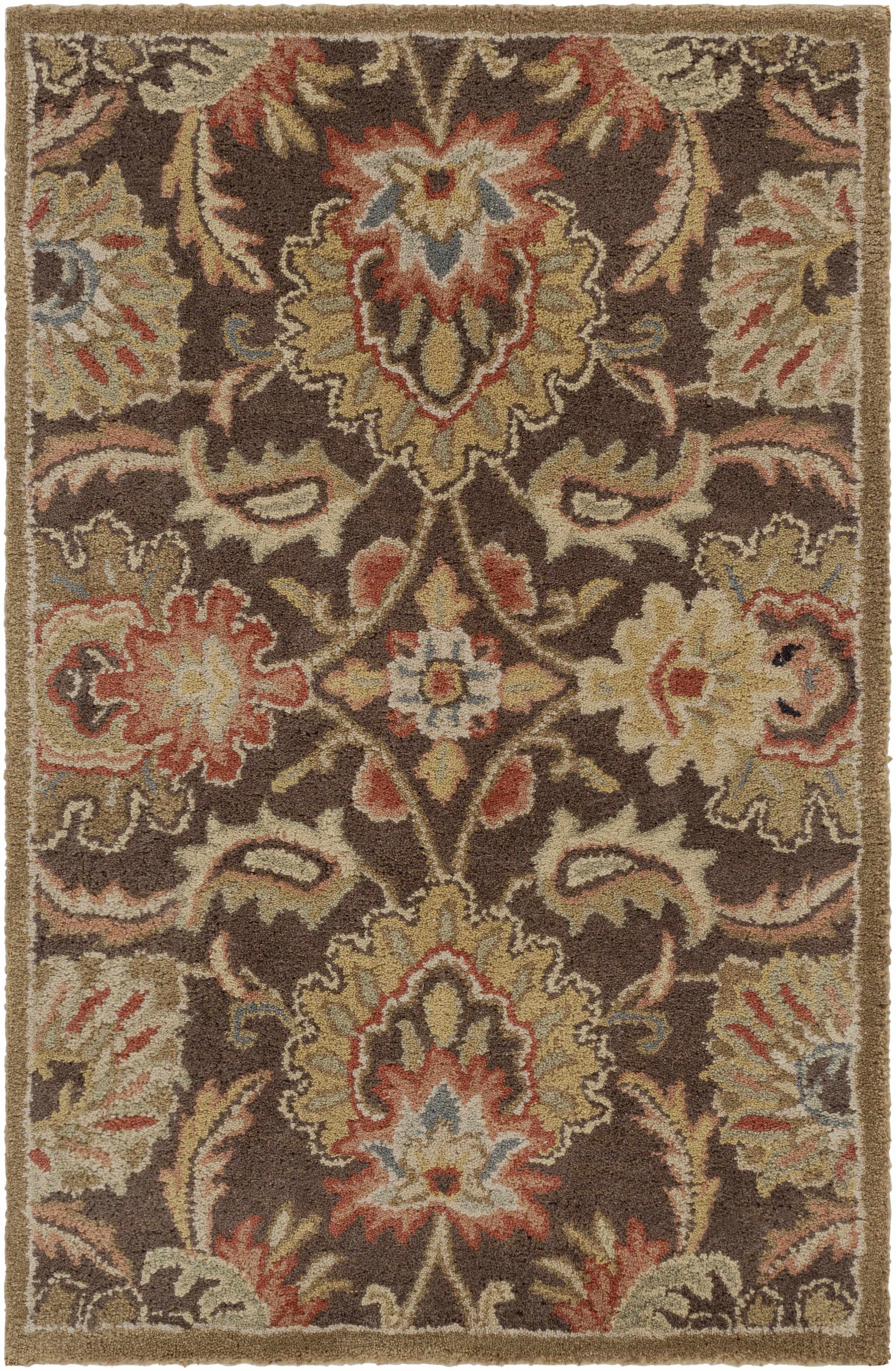 Chesterton 1028 Hand Tufted Brown Wool Rug-0