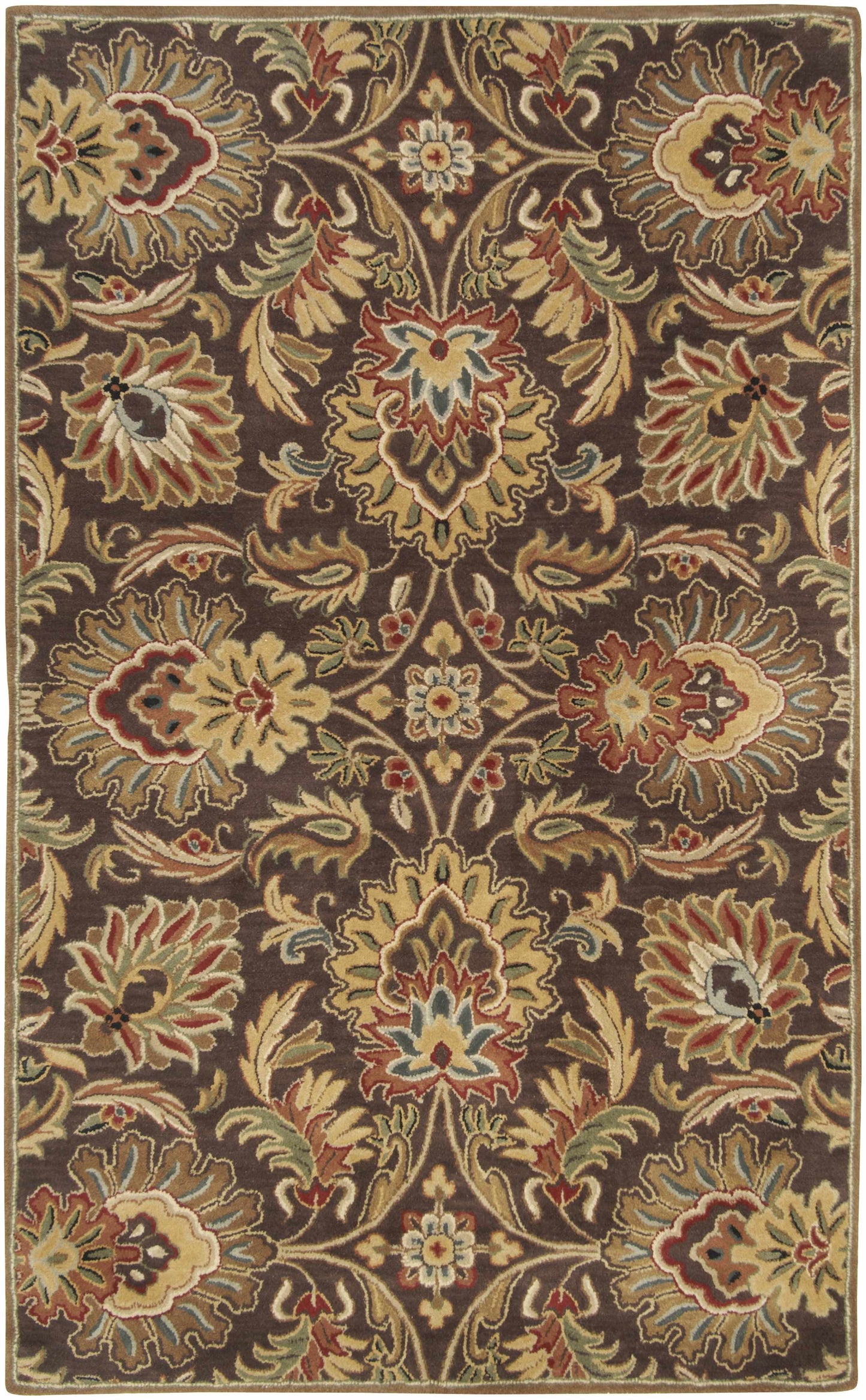 Chesterton 1028 Hand Tufted Brown Wool Rug-6