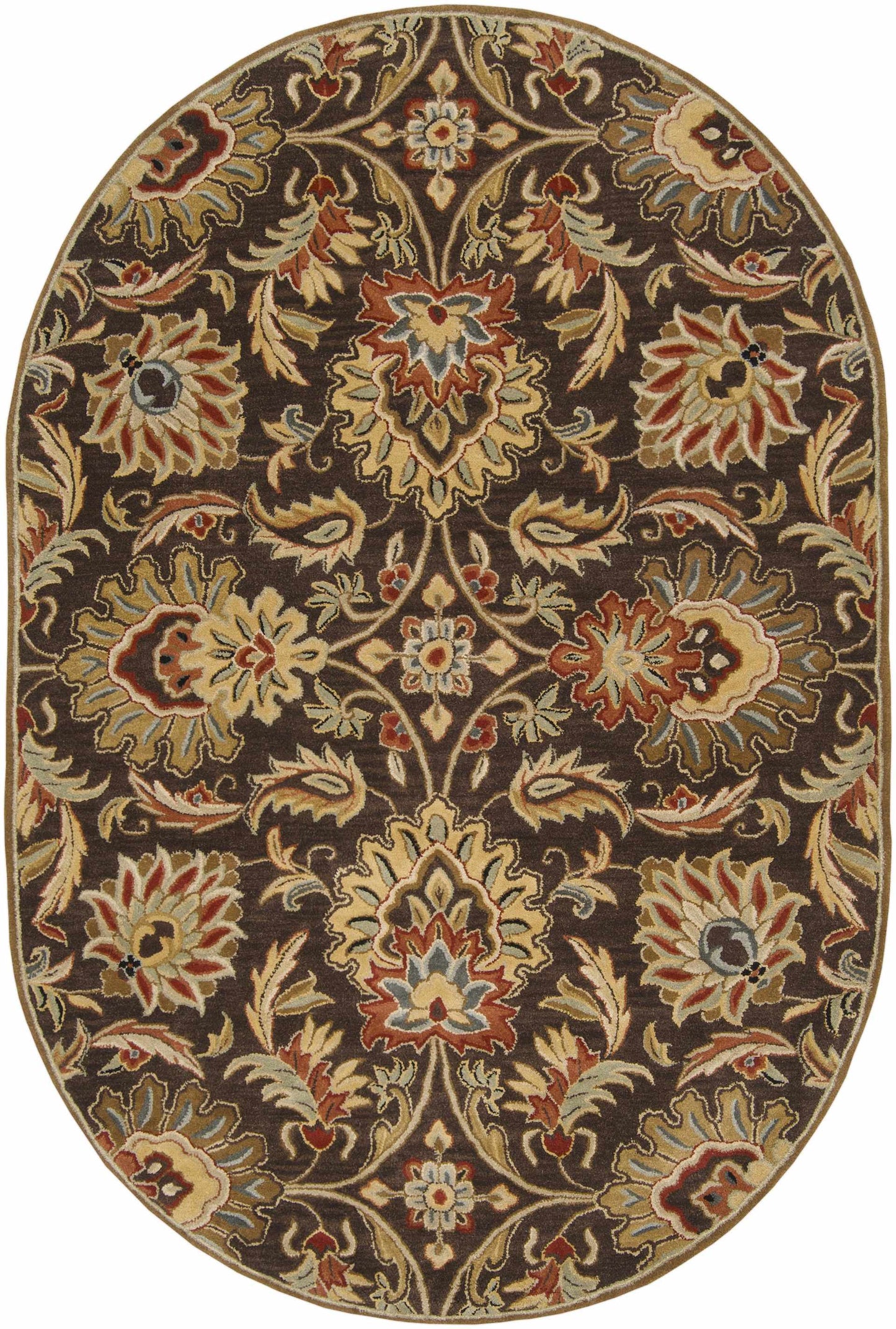 Chesterton 1028 Hand Tufted Brown Wool Rug-7