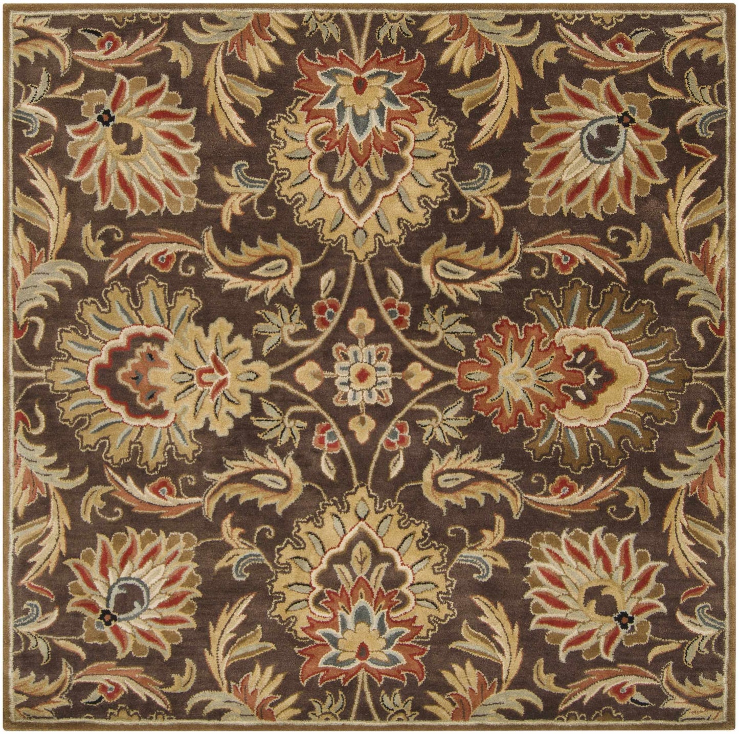 Chesterton 1028 Hand Tufted Brown Wool Rug-2