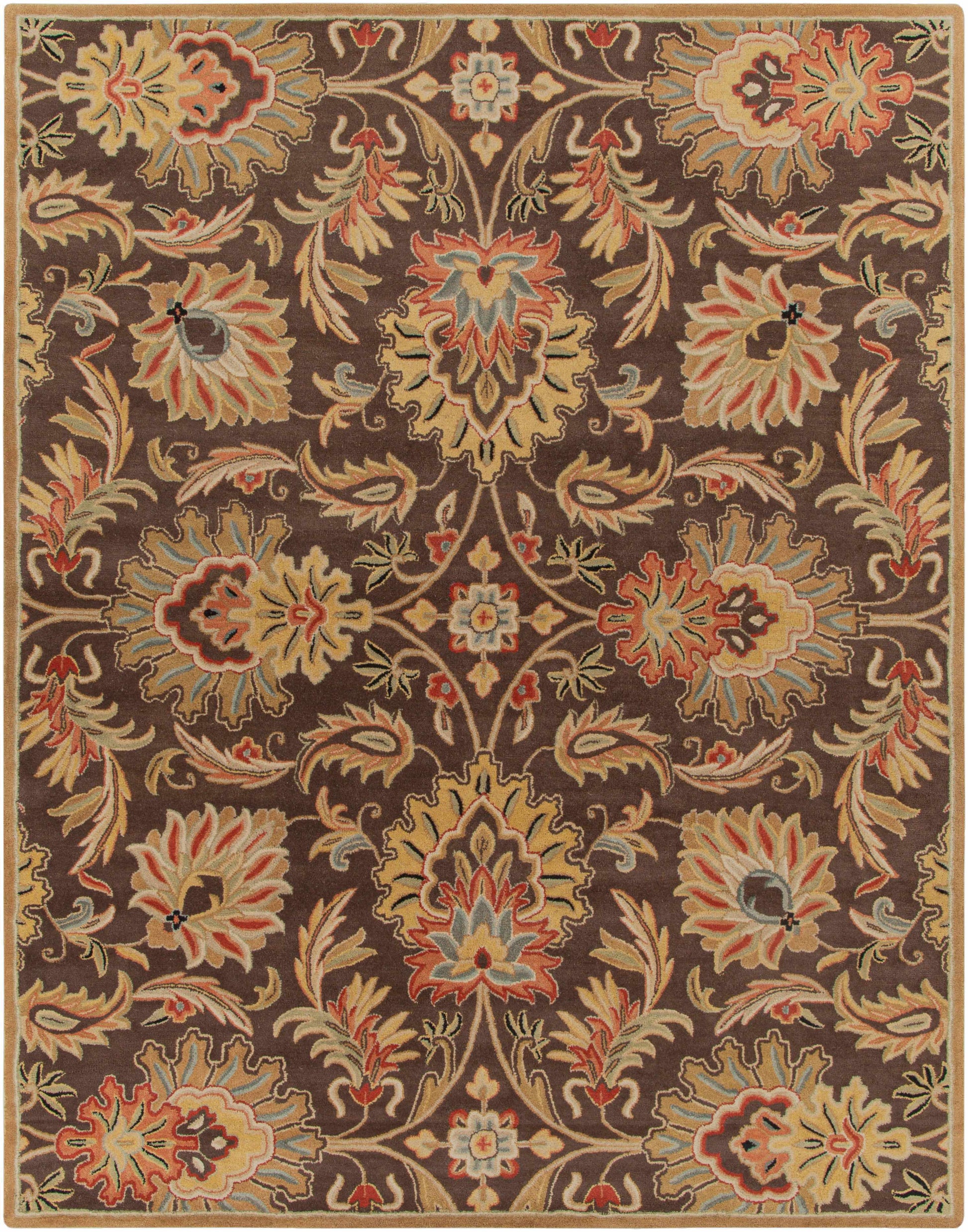Chesterton 1028 Hand Tufted Brown Wool Rug-8