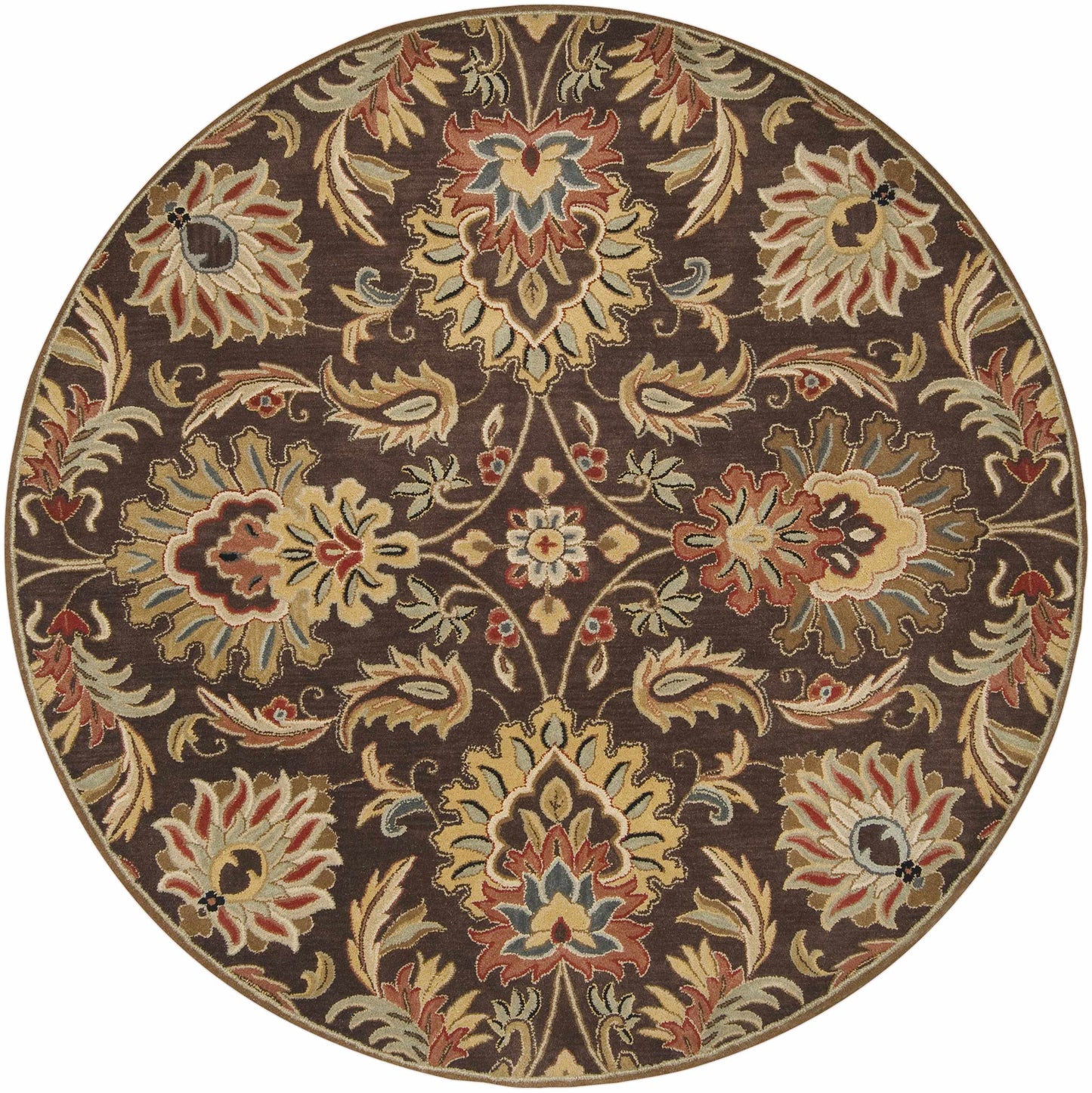 Chesterton 1028 Hand Tufted Brown Wool Rug-10