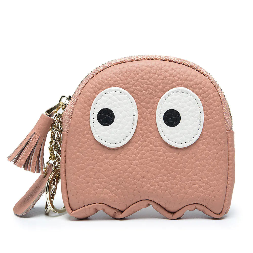 Mini Genuine Leather Cowhide Coin Purse
