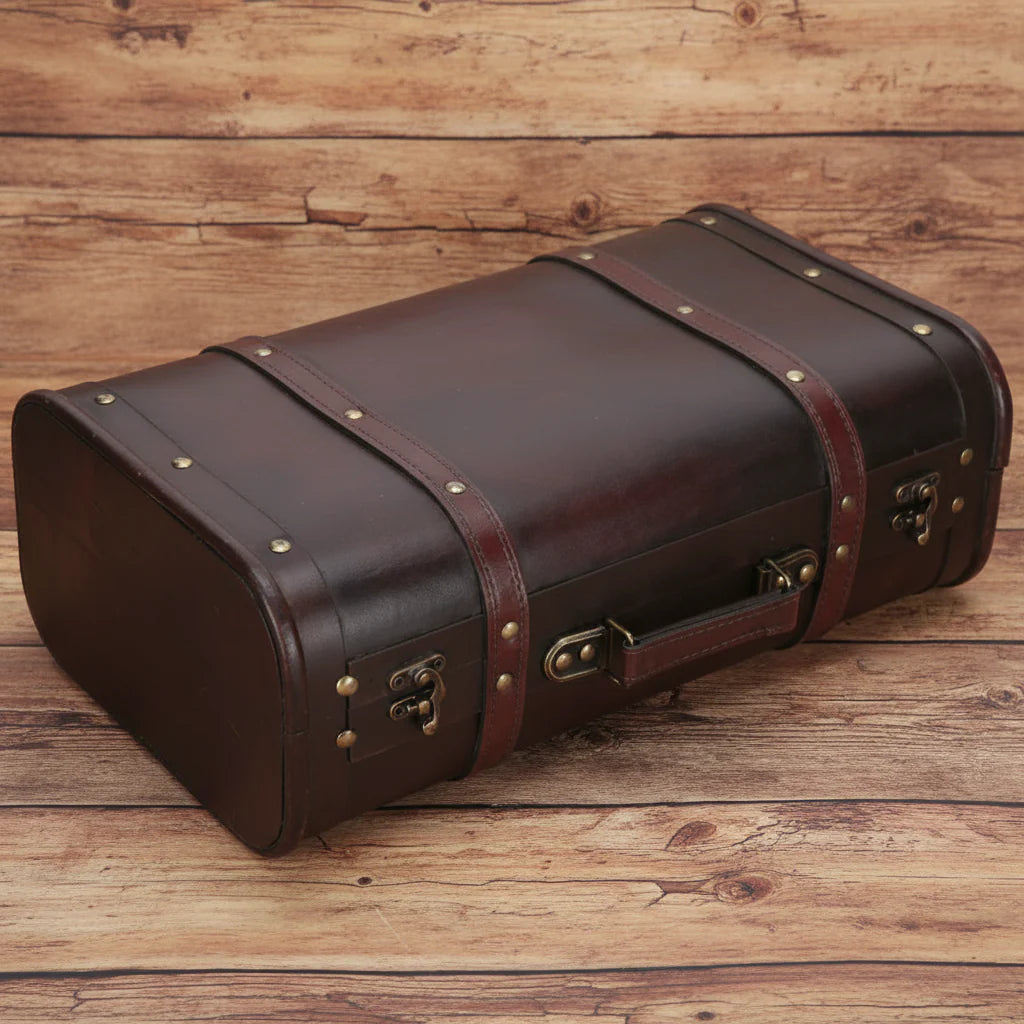 Vintage Wooden Suitcase