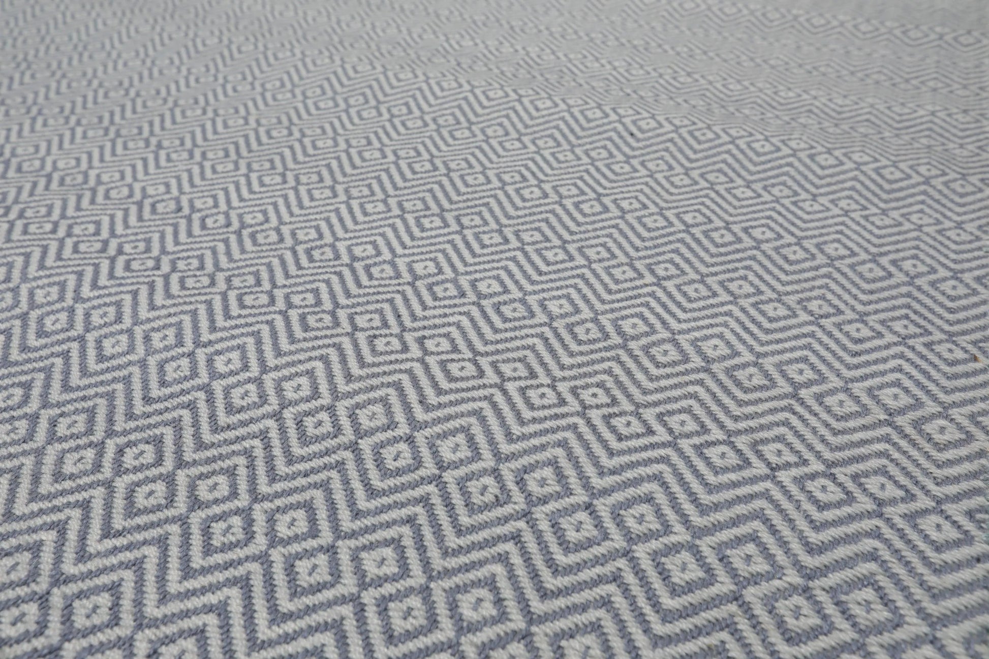 Multi Size Tone on Tone Blue Hand Tufted Wool Modern & Contemporary Oriental Area Rug-2