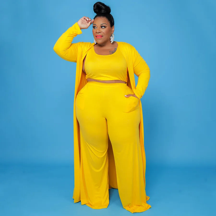 women's casual solid color spandex polyester pants sets