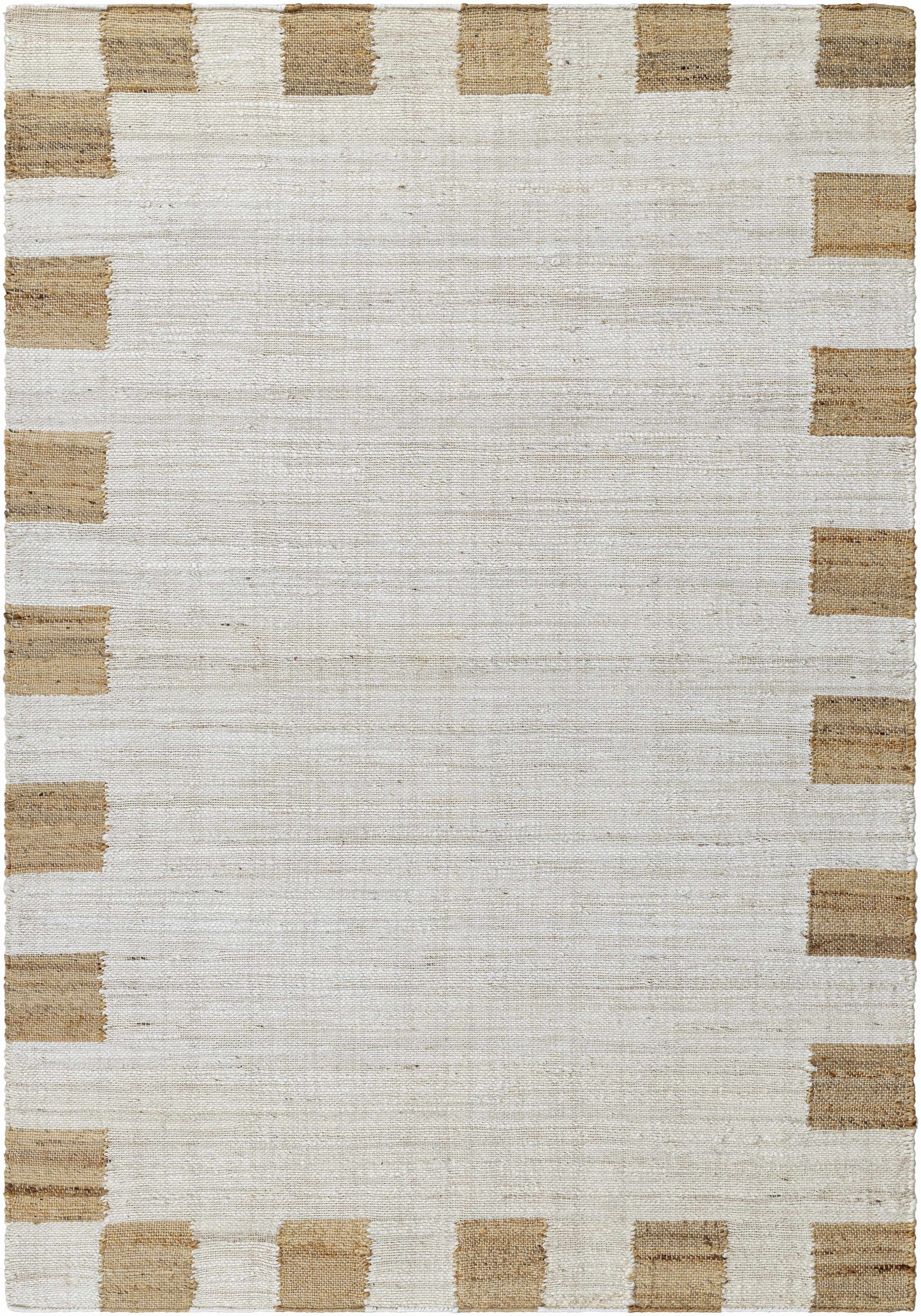 Yuval Dotted Bordered Jute Carpet-0