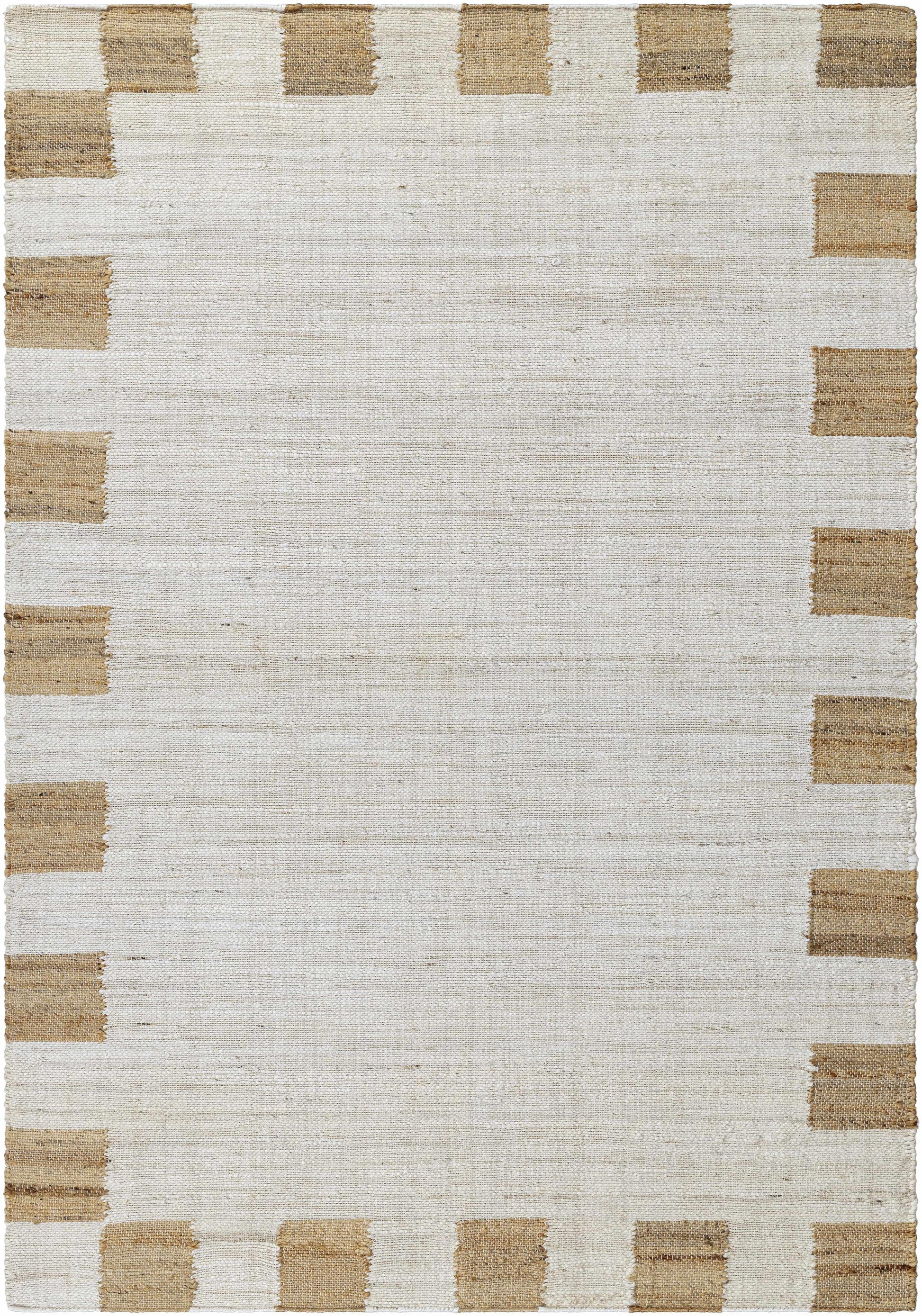 Yuval Dotted Bordered Jute Carpet-0