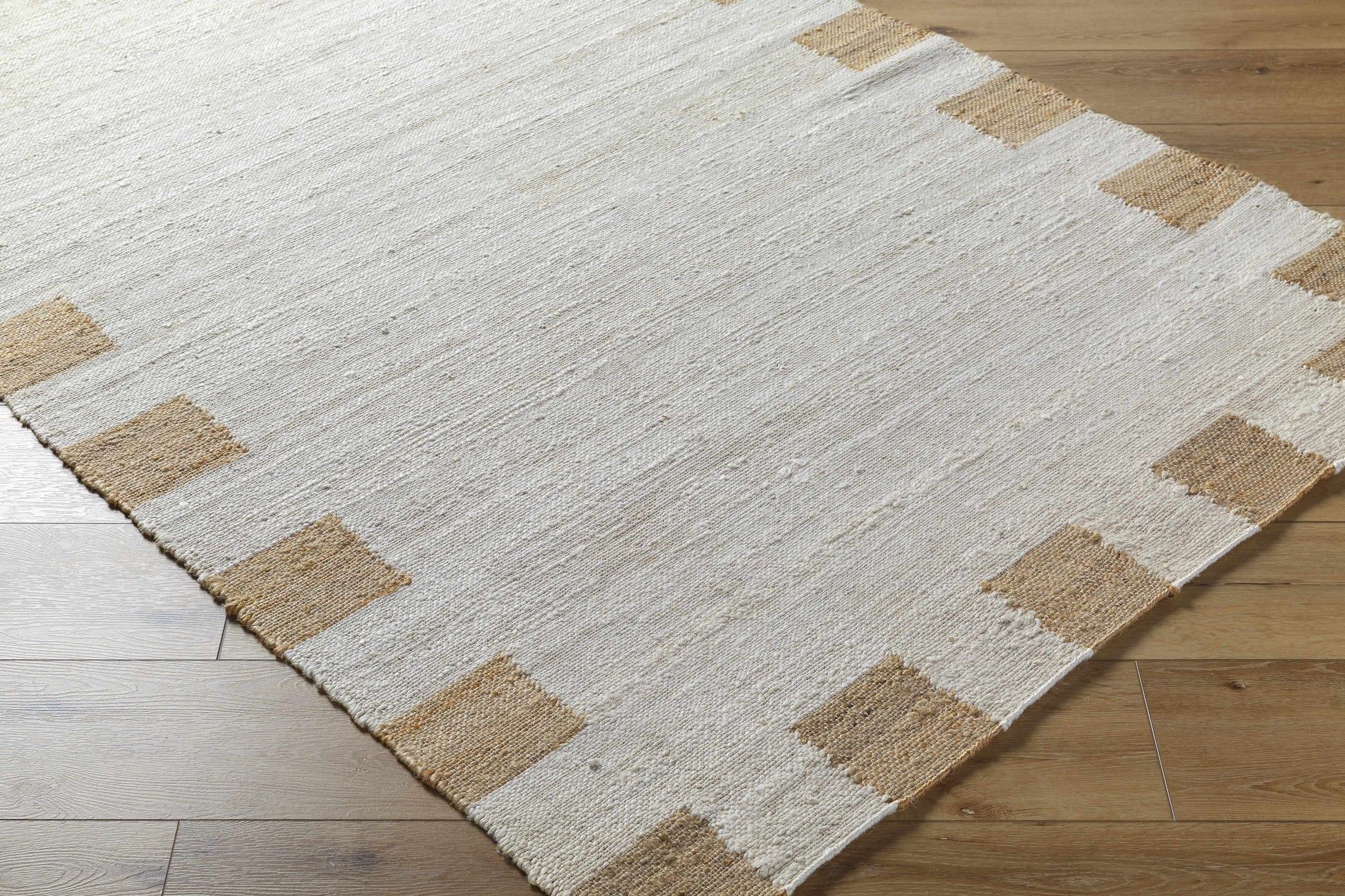 Yuval Dotted Bordered Jute Carpet-2