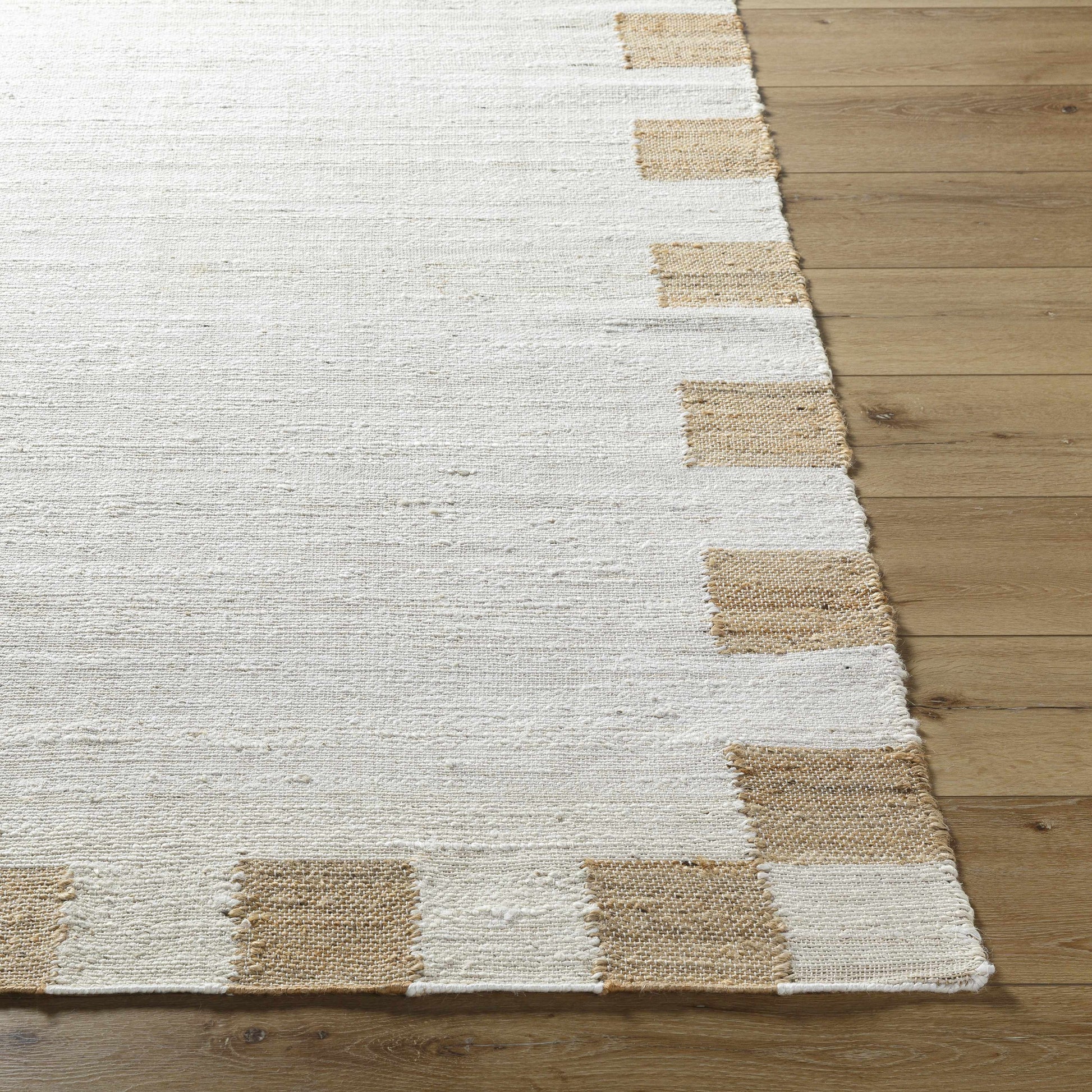 Yuval Dotted Bordered Jute Carpet-3