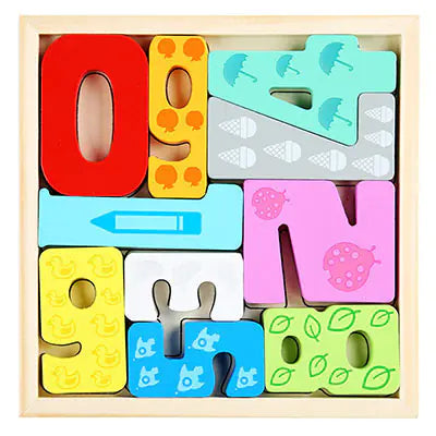3D Cartoon Animal Wooden Puzzle