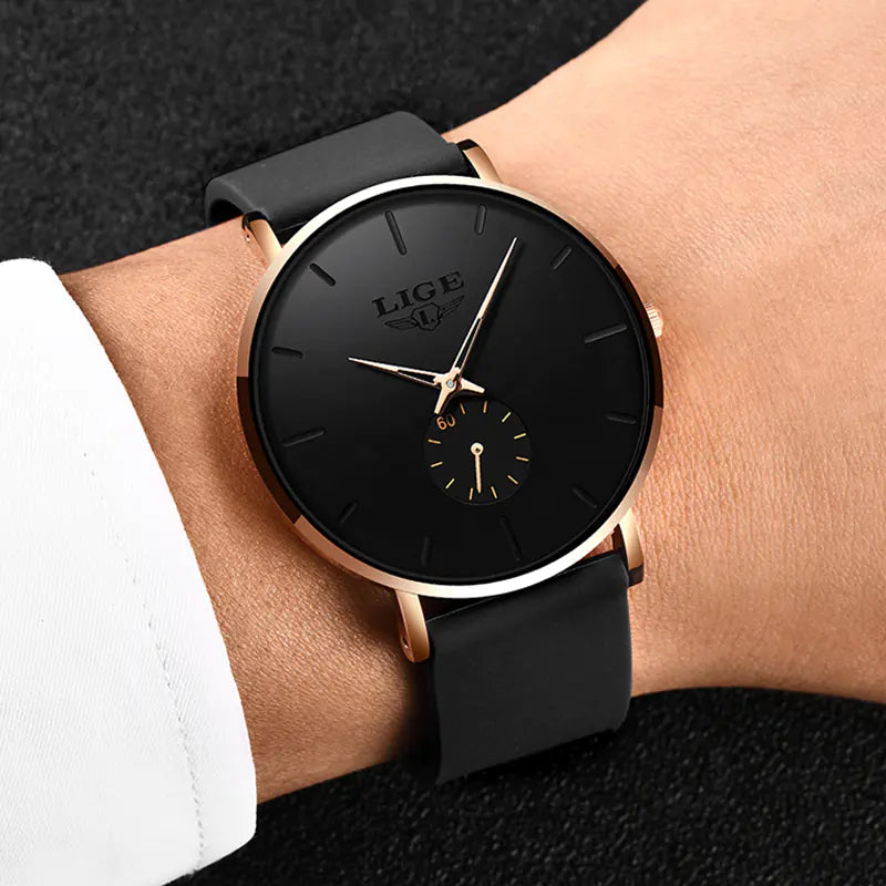 Men's Ultra-Thin Waterproof Quartz Luxury Watch