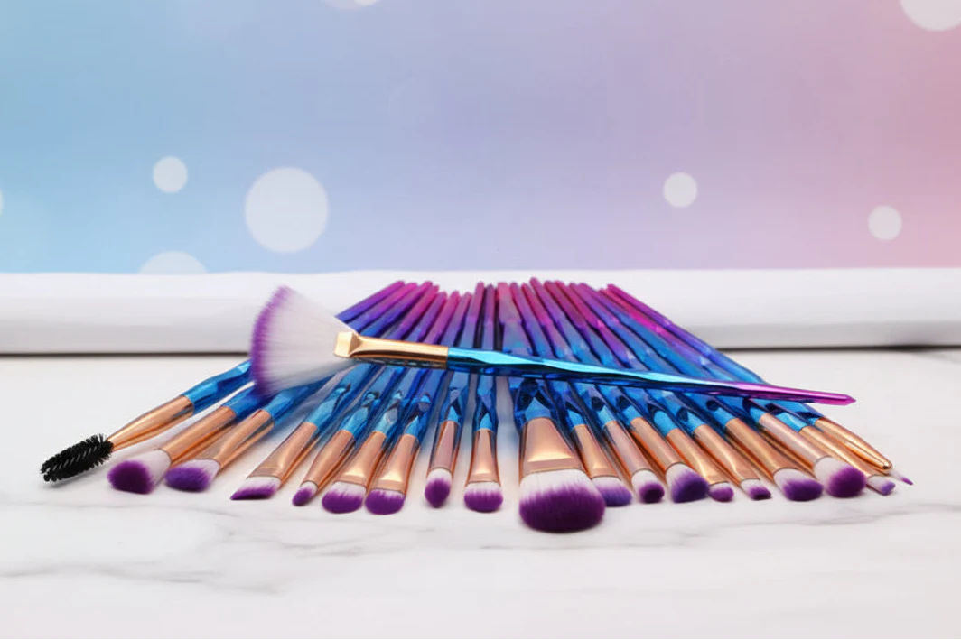 Diamond Handle 20-Piece Eye Brush Set