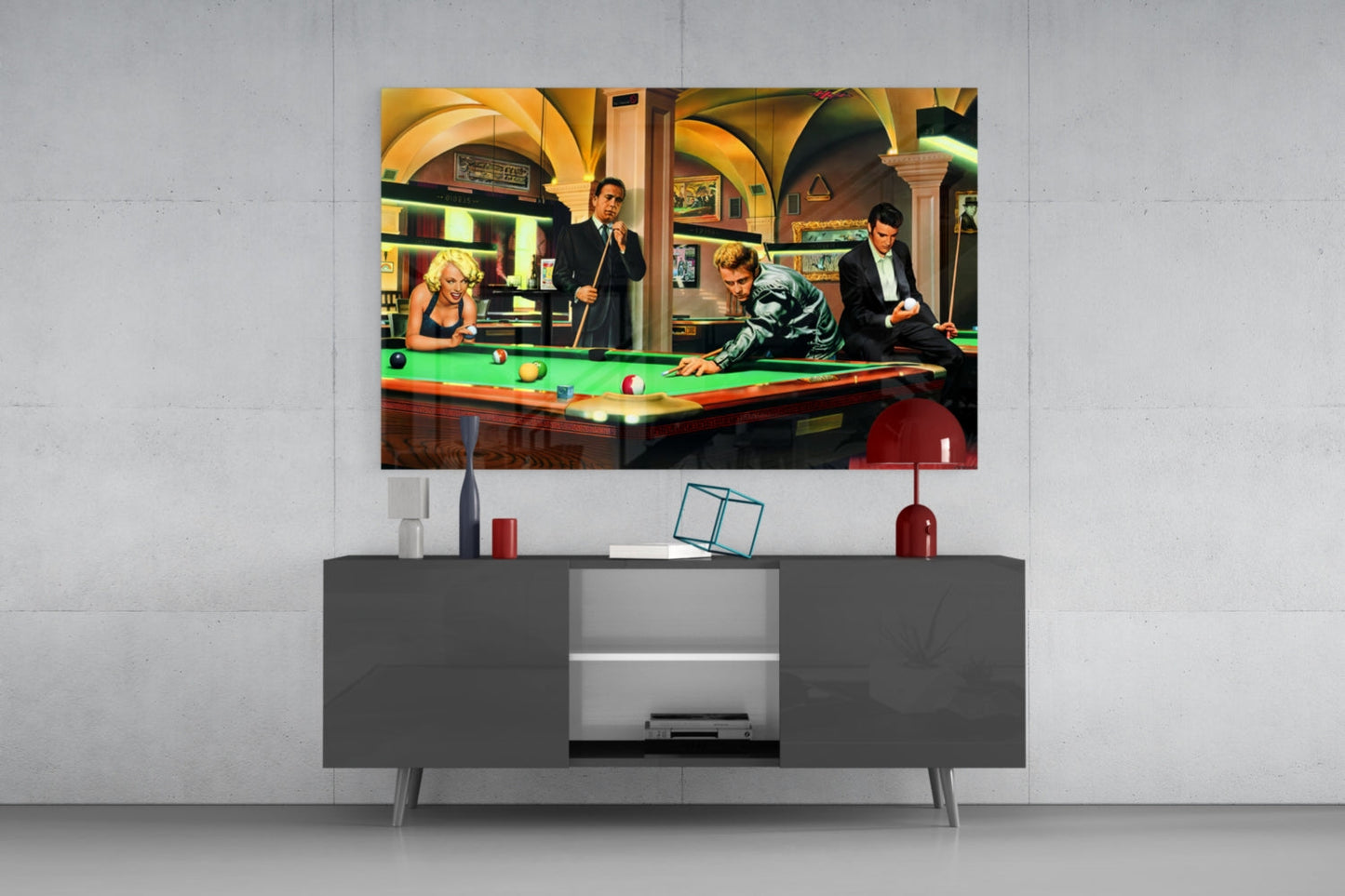 Marilyn Elvis Humphrey - Pool Glass Wall Art