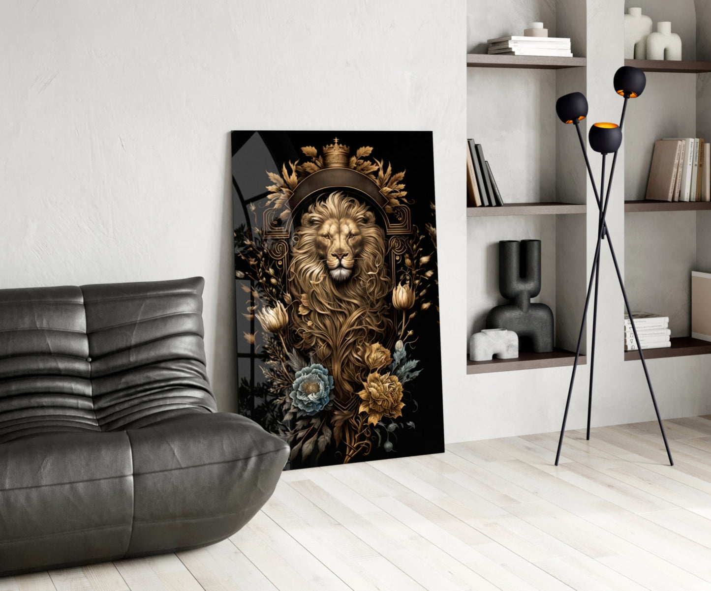 Lion King Glass Wall Art
