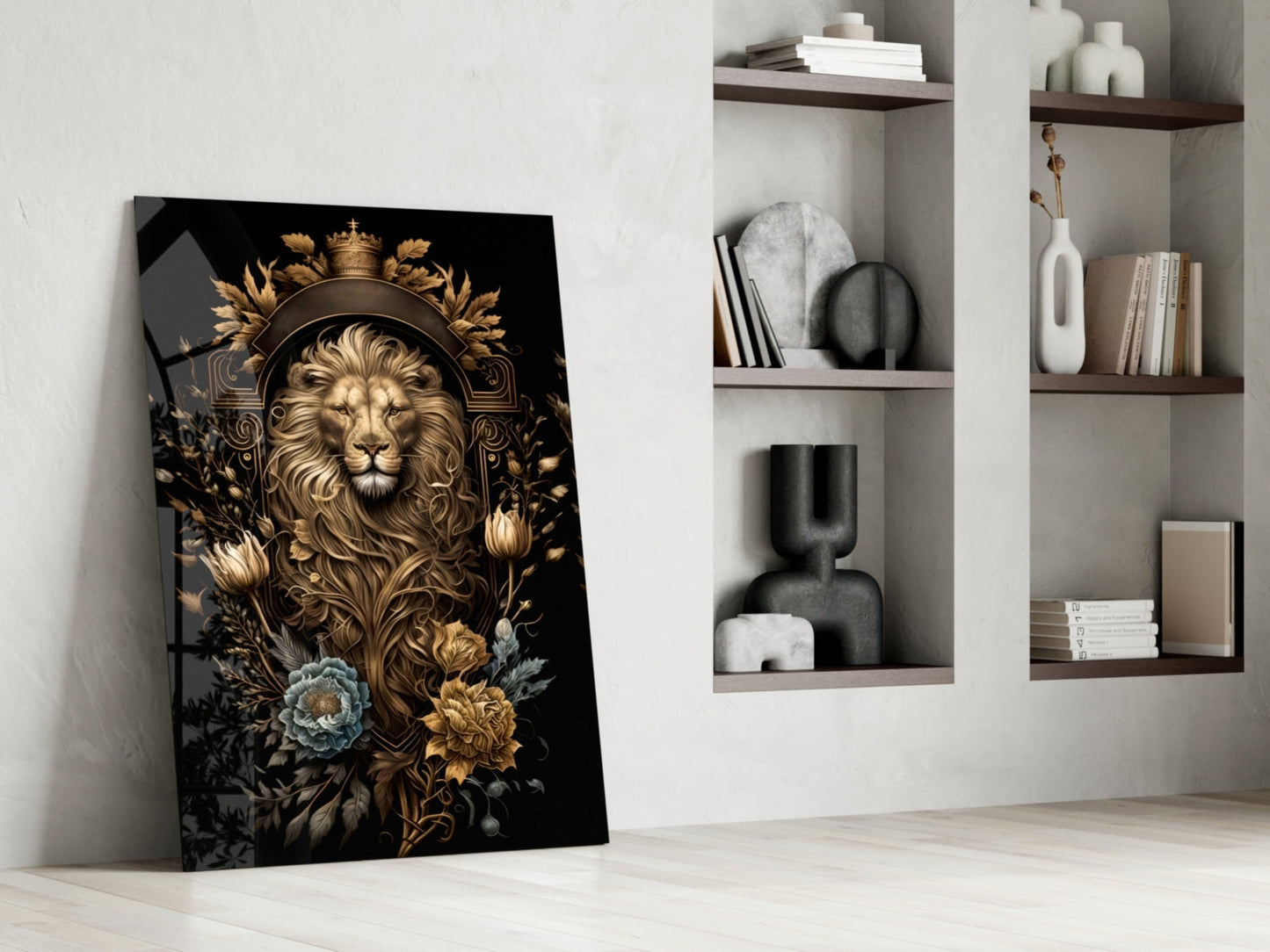 Lion King Glass Wall Art