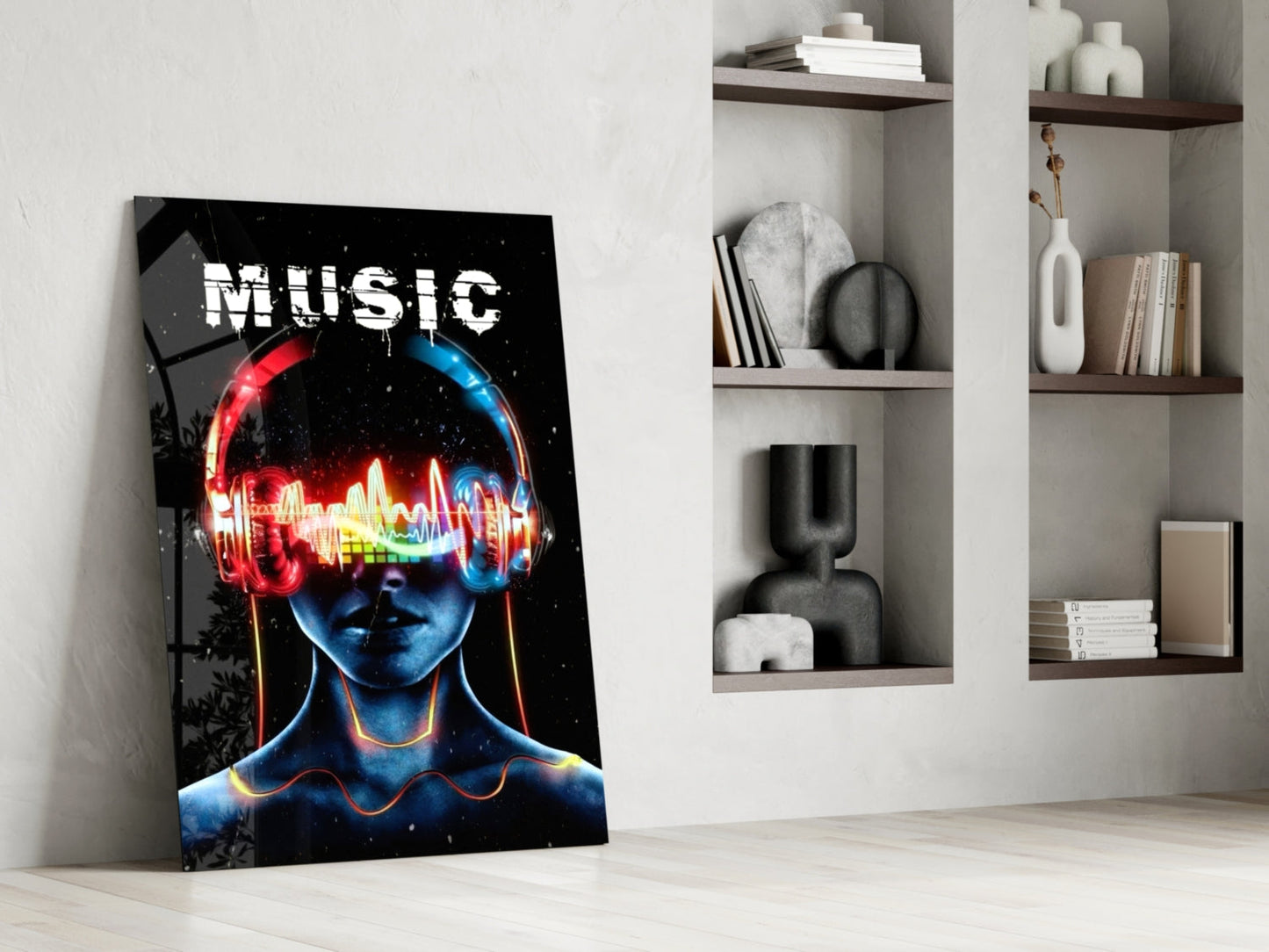 Music Glass Wall Art