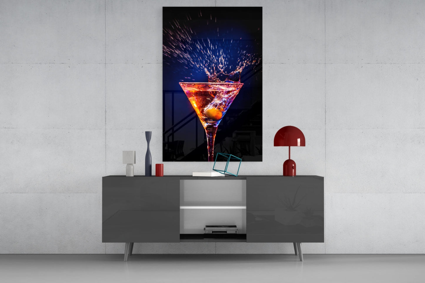 Coctail Glass Wall Art