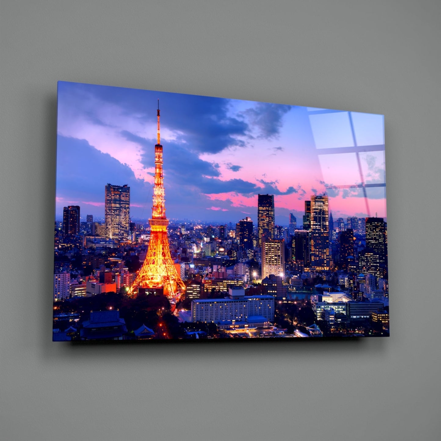Las Vegas Glass Wall Art