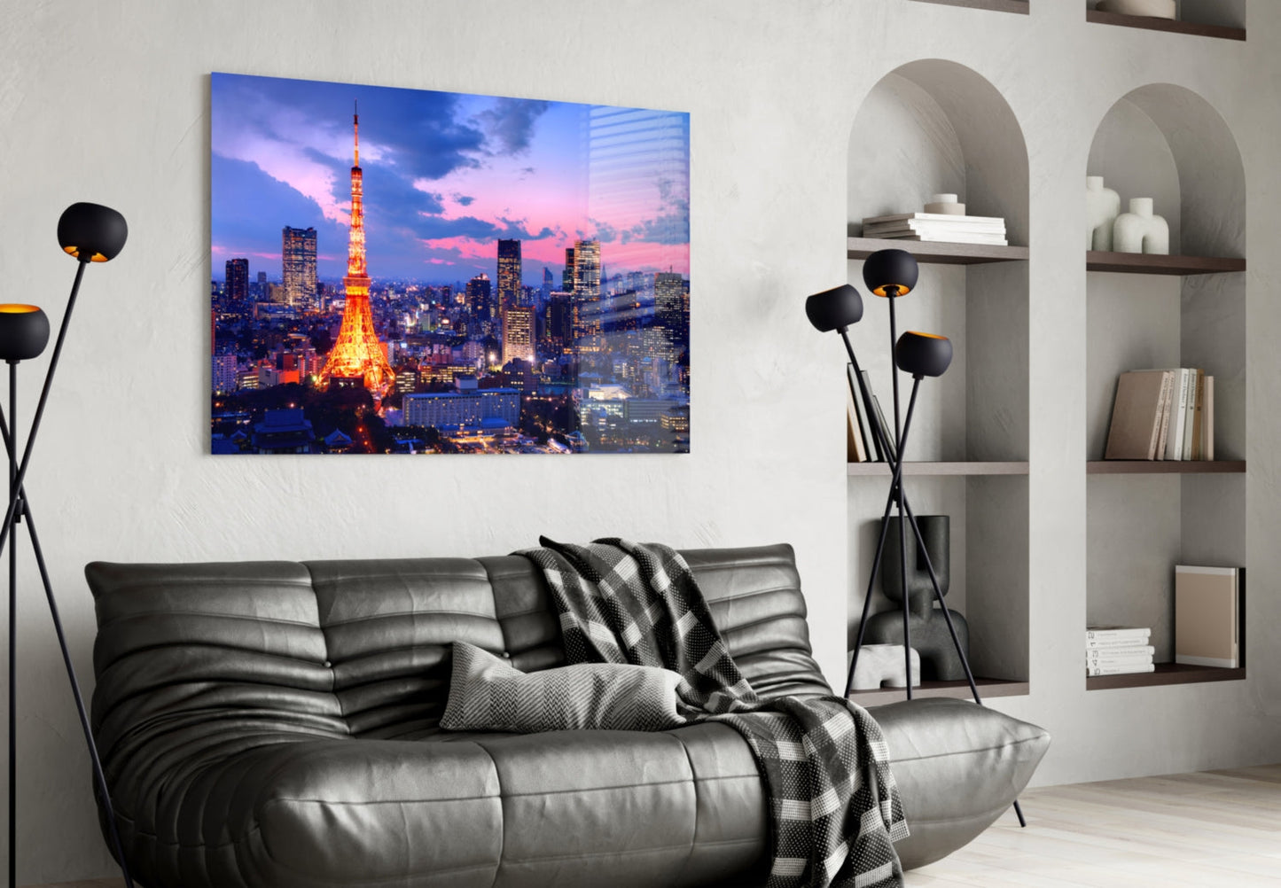 Las Vegas Glass Wall Art