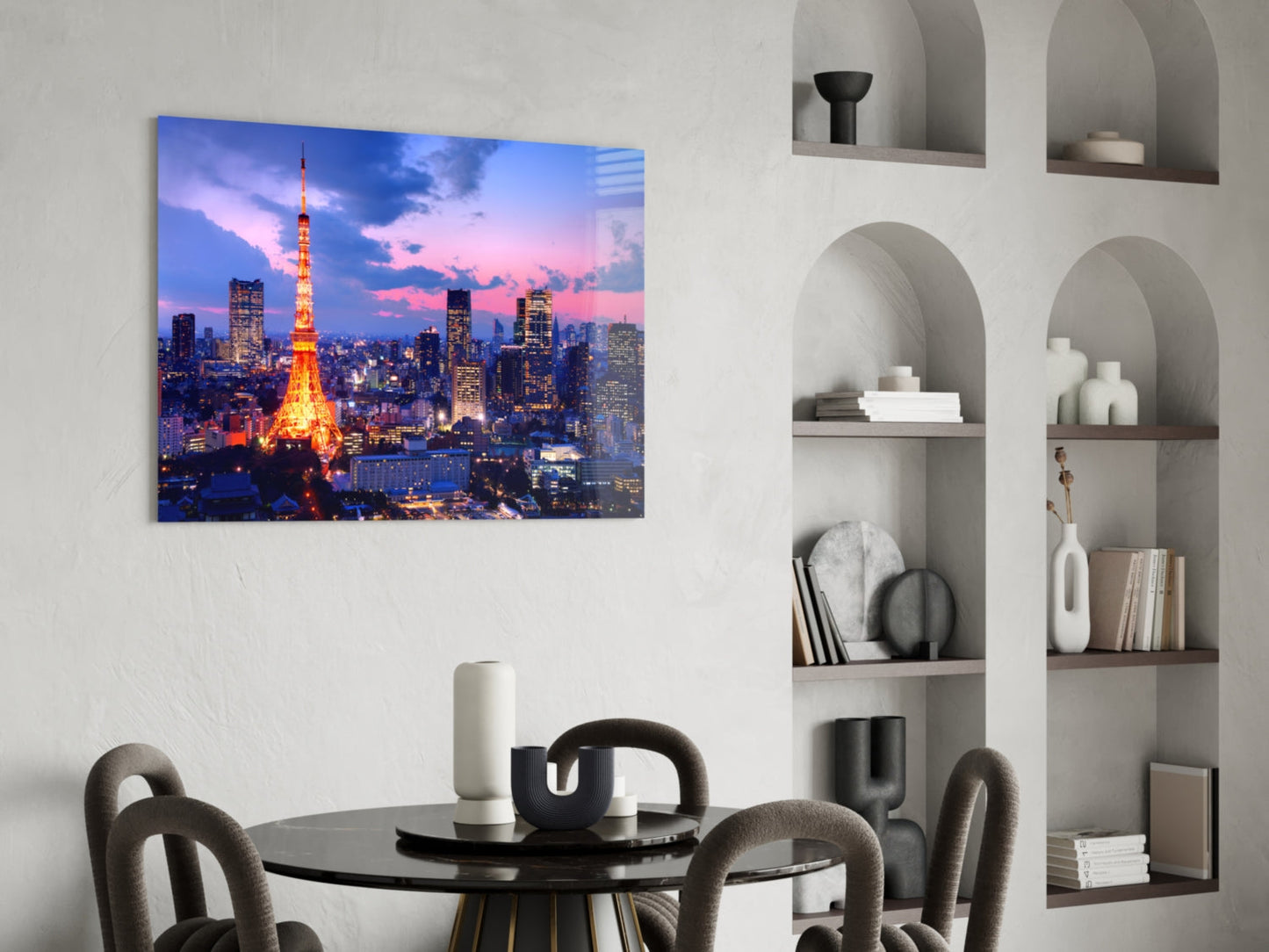 Las Vegas Glass Wall Art